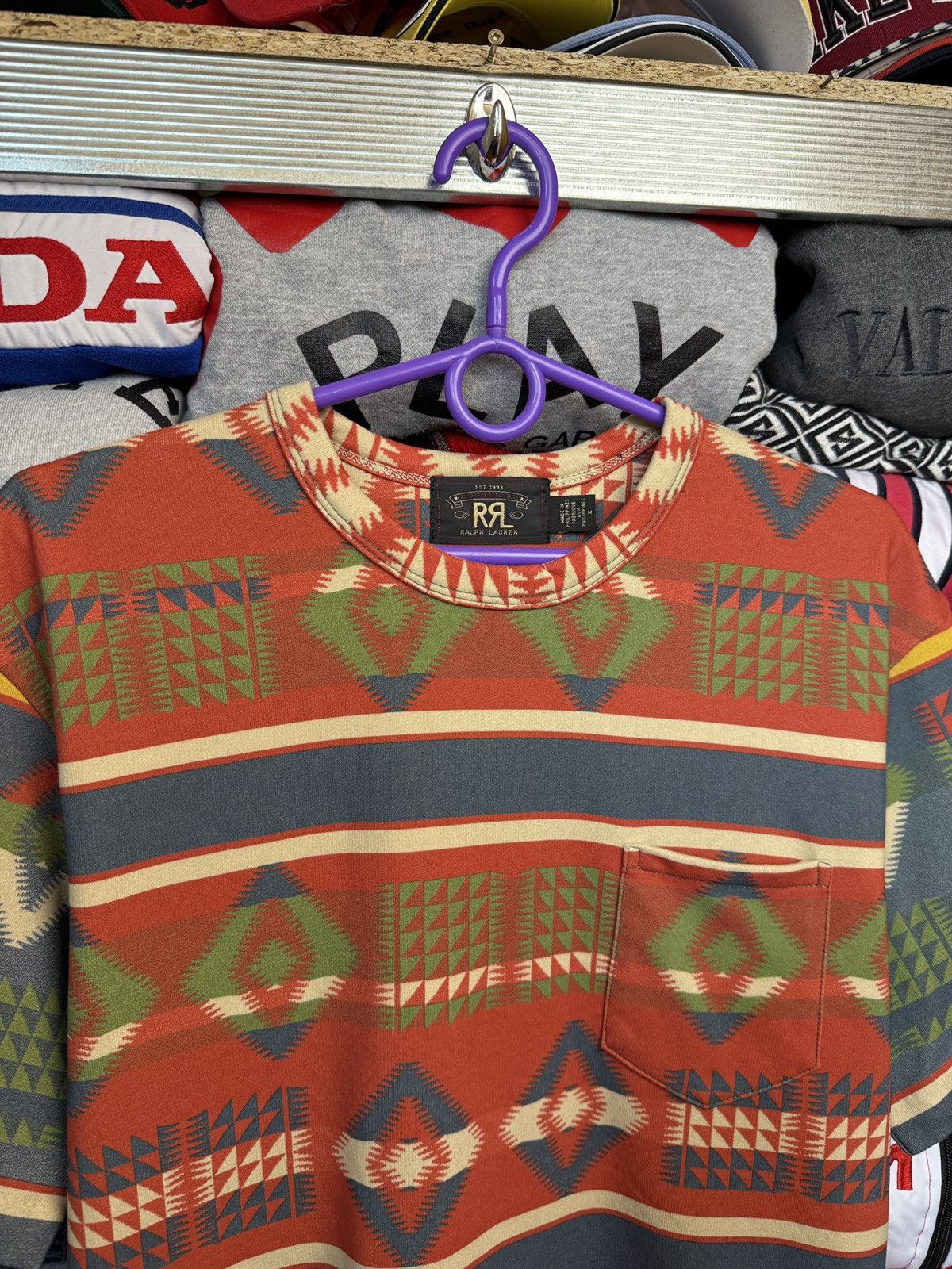 RRL Ralph Lauren NWT RRL Double RL Southwest Serape Striped Pocket Tee Size US M / EU 48-50 / 2 - 3 Thumbnail
