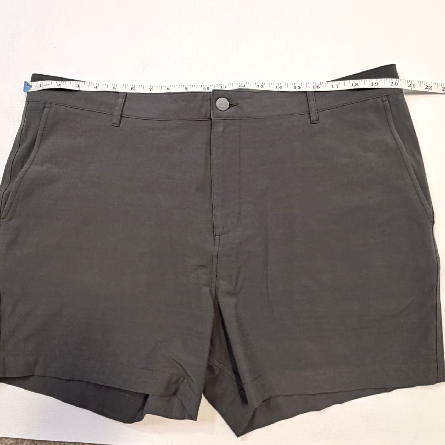 Faherty Faherty Mens Shorts Chino 40 Gray 5 Inseam Quick Dry Stretch Casual Logo Pockets Size US 40 / EU 56 - 5 Thumbnail
