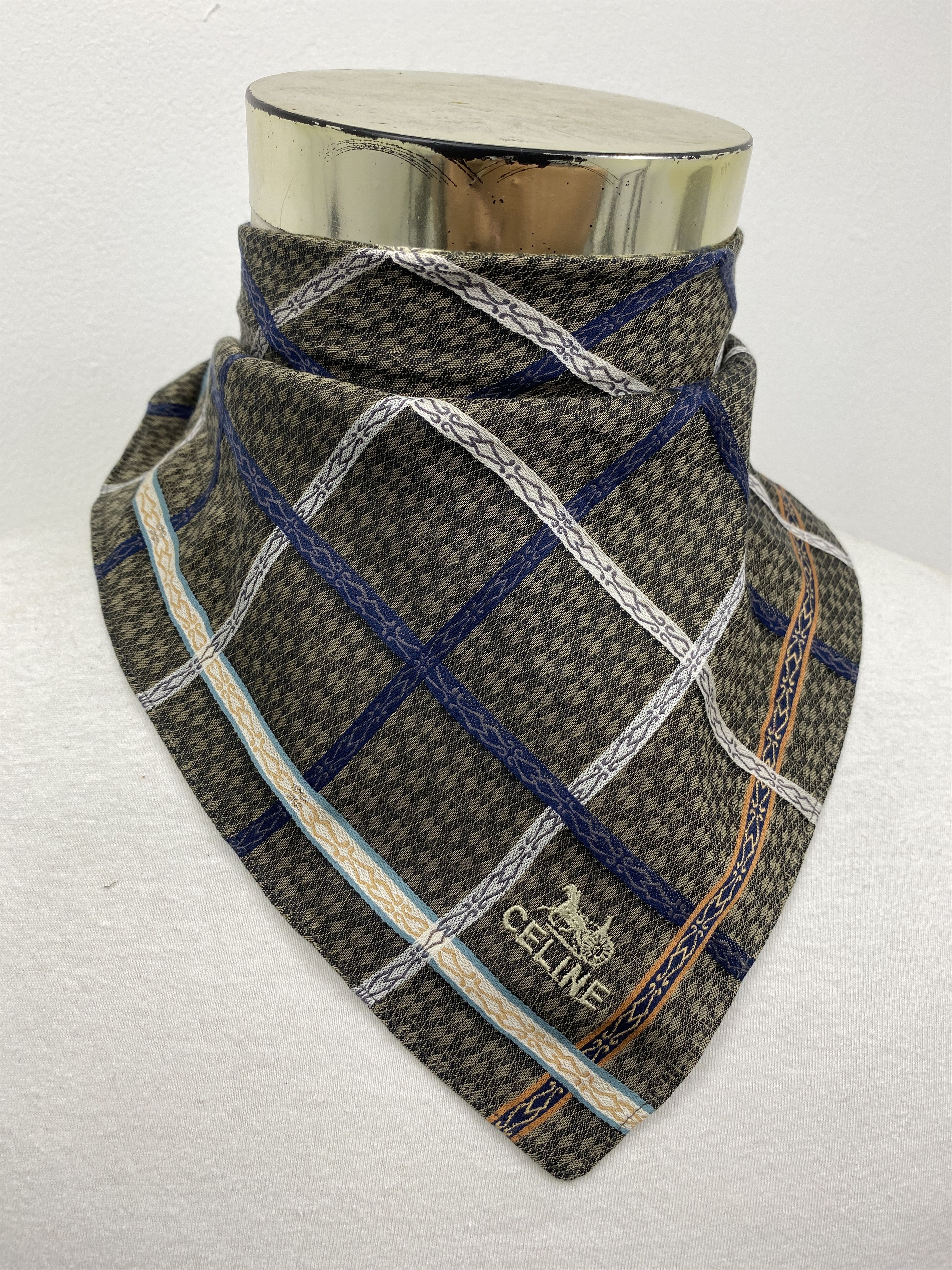 Celine × Vintage Celine Handkerchief / Bandana / Neckerchief HKC0329 Size ONE SIZE - 1 Thumbnail