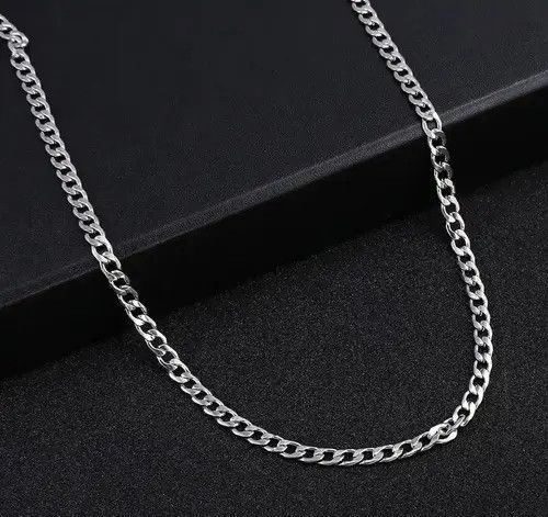 Other Silver chain Cuban Link Chain Chrome Hearts Size ONE SIZE - 5 Thumbnail