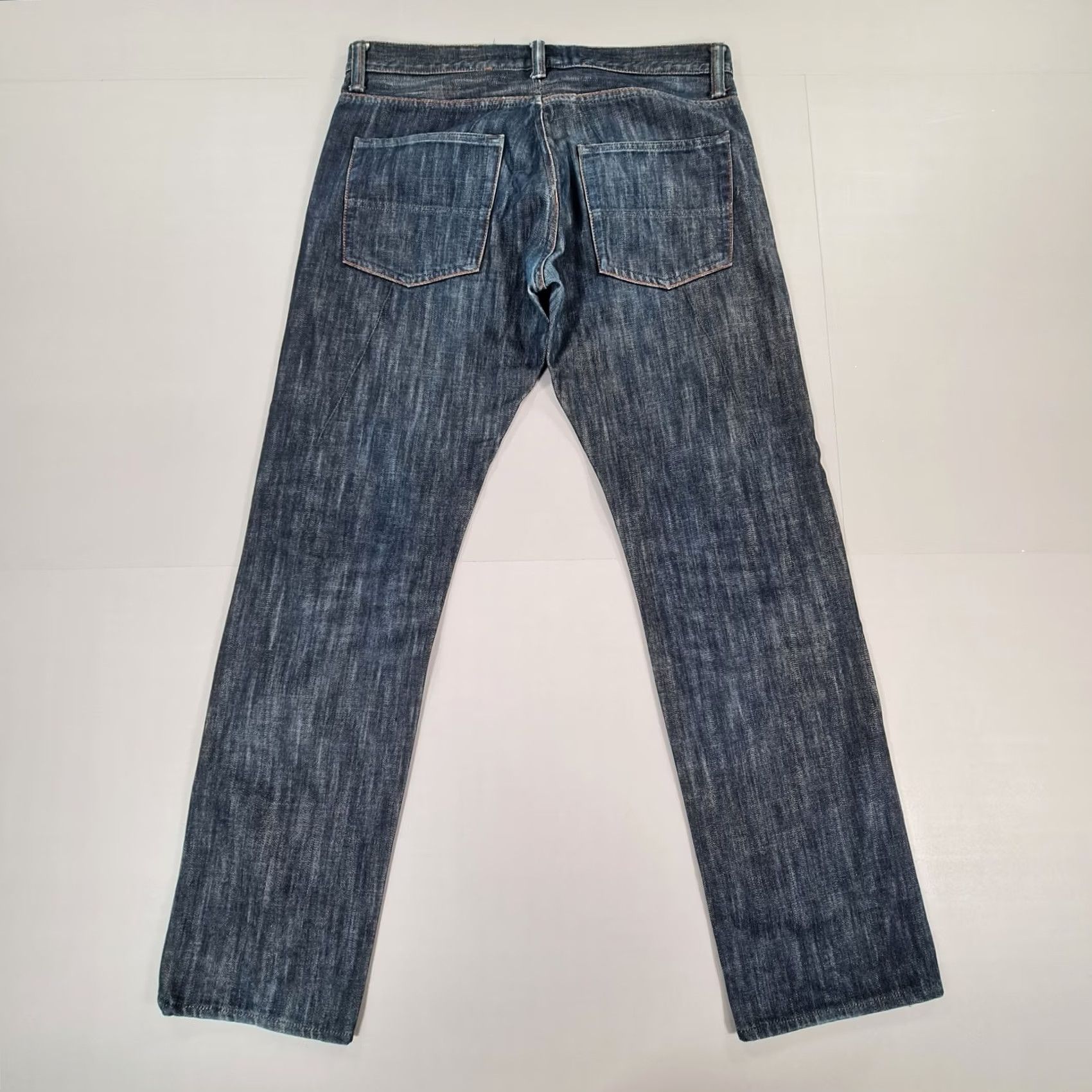 Edwin Folk x Edwin EF-62 Mens Jeans Blue W36 L32 Regular Fit Straight Leg Denim Size US 36 / EU 52 - 7 Thumbnail
