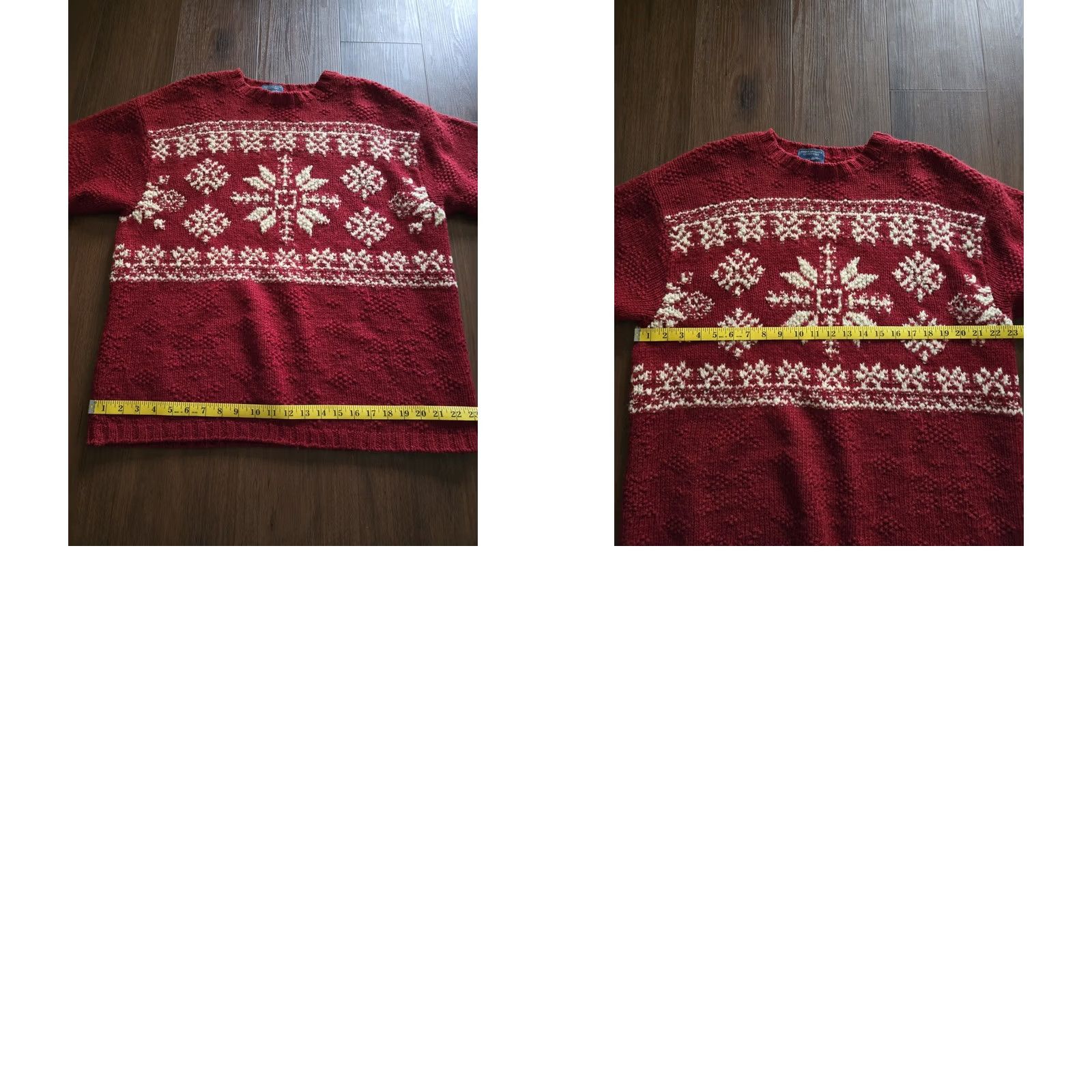 Vintage VINTAGE American Eagle Chunky Knit Sweater Red XL Grunge 1990s Wool Blend Unisex Large Size US XL / EU 56 / 4 - 9 Thumbnail