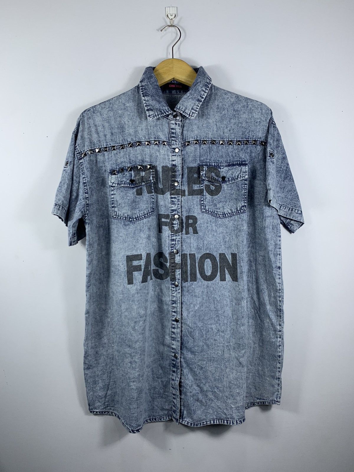 If Six Was Nine × Japanese Brand × Le Grande Bleu (L.G.B.) RULES FOR FASHION STUDDED GOTHIC PUNK Size US L / EU 52-54 / 3 - 1 Thumbnail