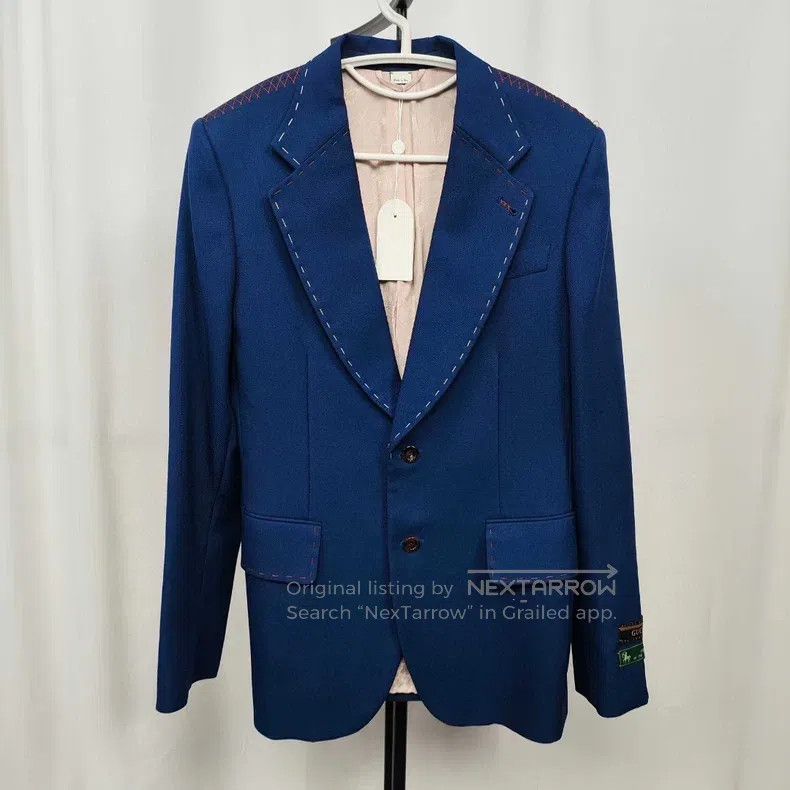 Gucci Gucci Blue suit jacket Size 48R - 1 Thumbnail