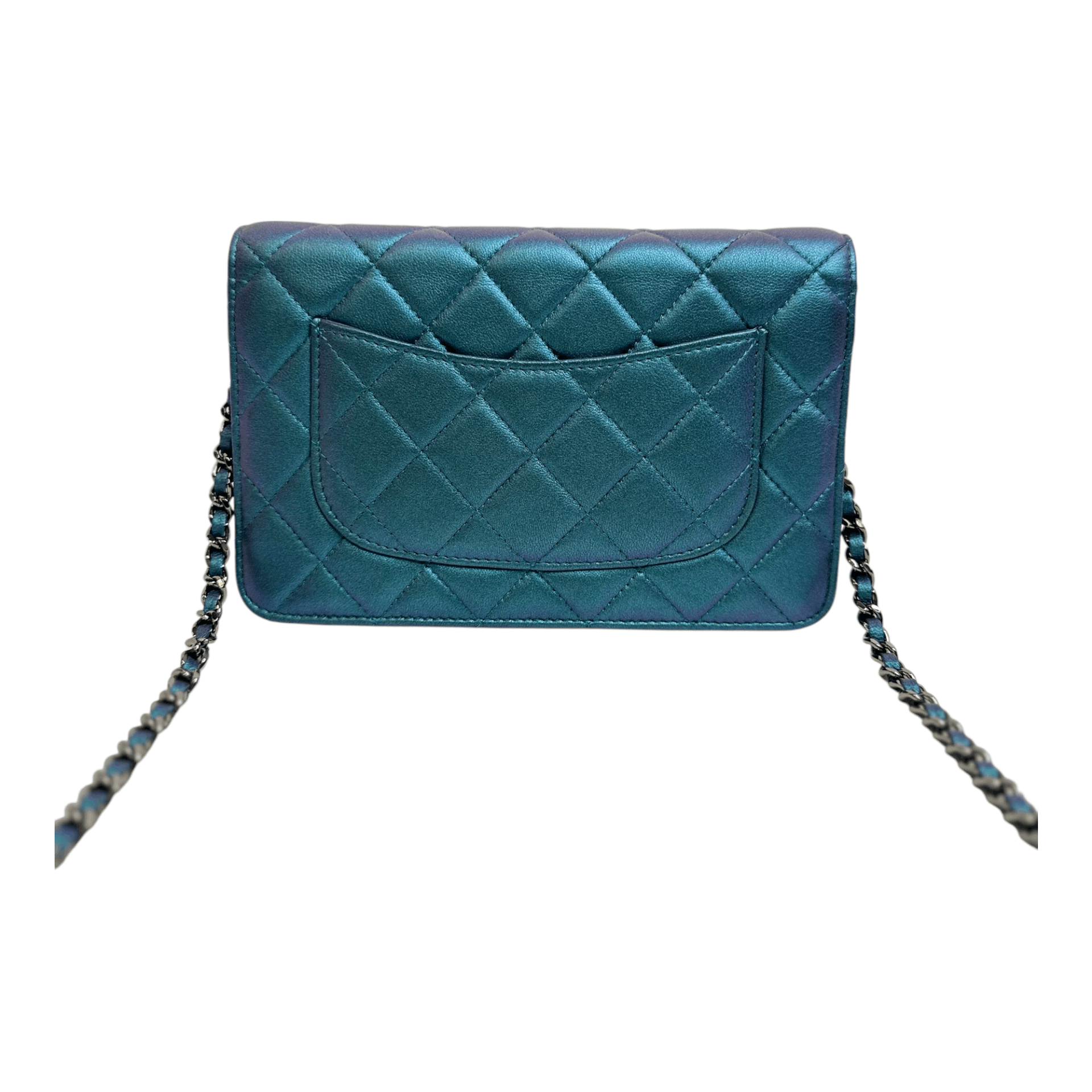 Chanel Chanel Iridescent Caviar Quilted Wallet On Chain WOC Size ONE SIZE - 9 Thumbnail