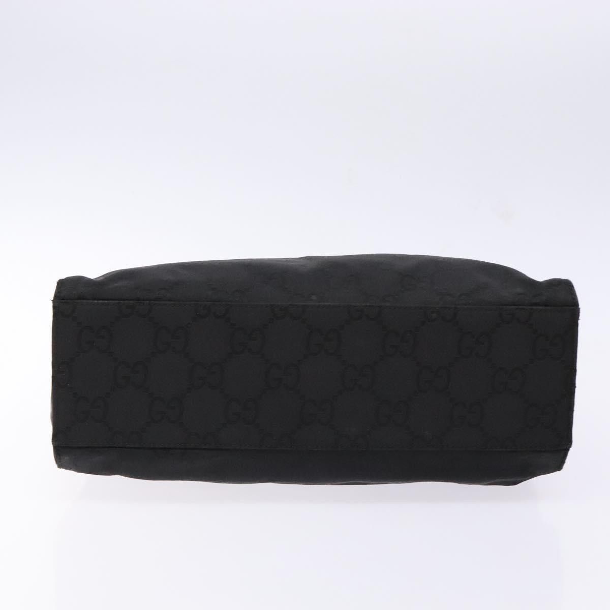 Gucci GUCCI GG Canvas Bamboo Hand Bag Nylon Black Silver 002 002 Size ONE SIZE - 9 Thumbnail