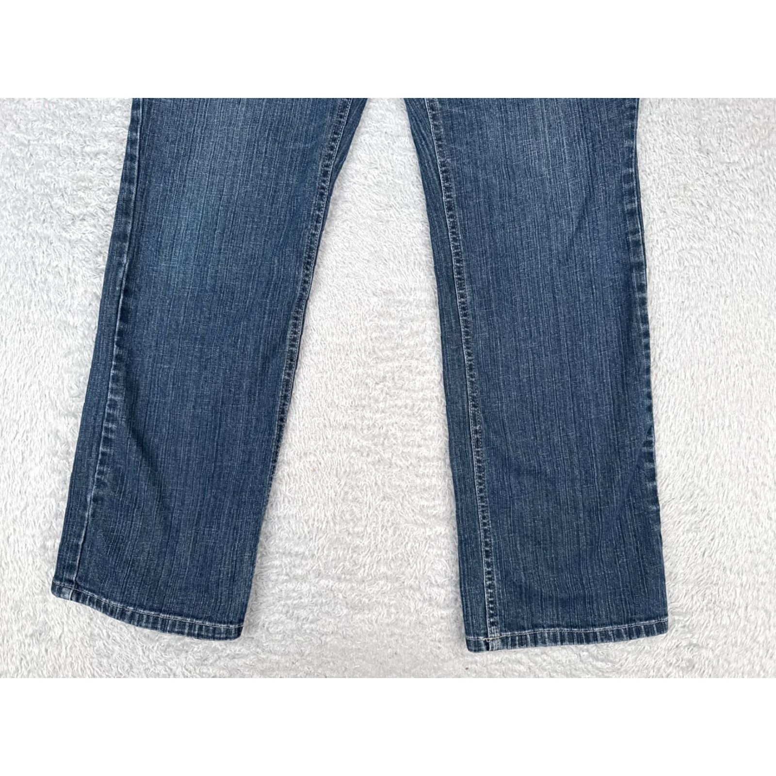 Faded Glory VINTAGE Faded Glory Women's Jeans Straight Fit 12 Blue Denim Cotton Stretch 32x30 Size 34" / US 12 / IT 48 - 2 Thumbnail