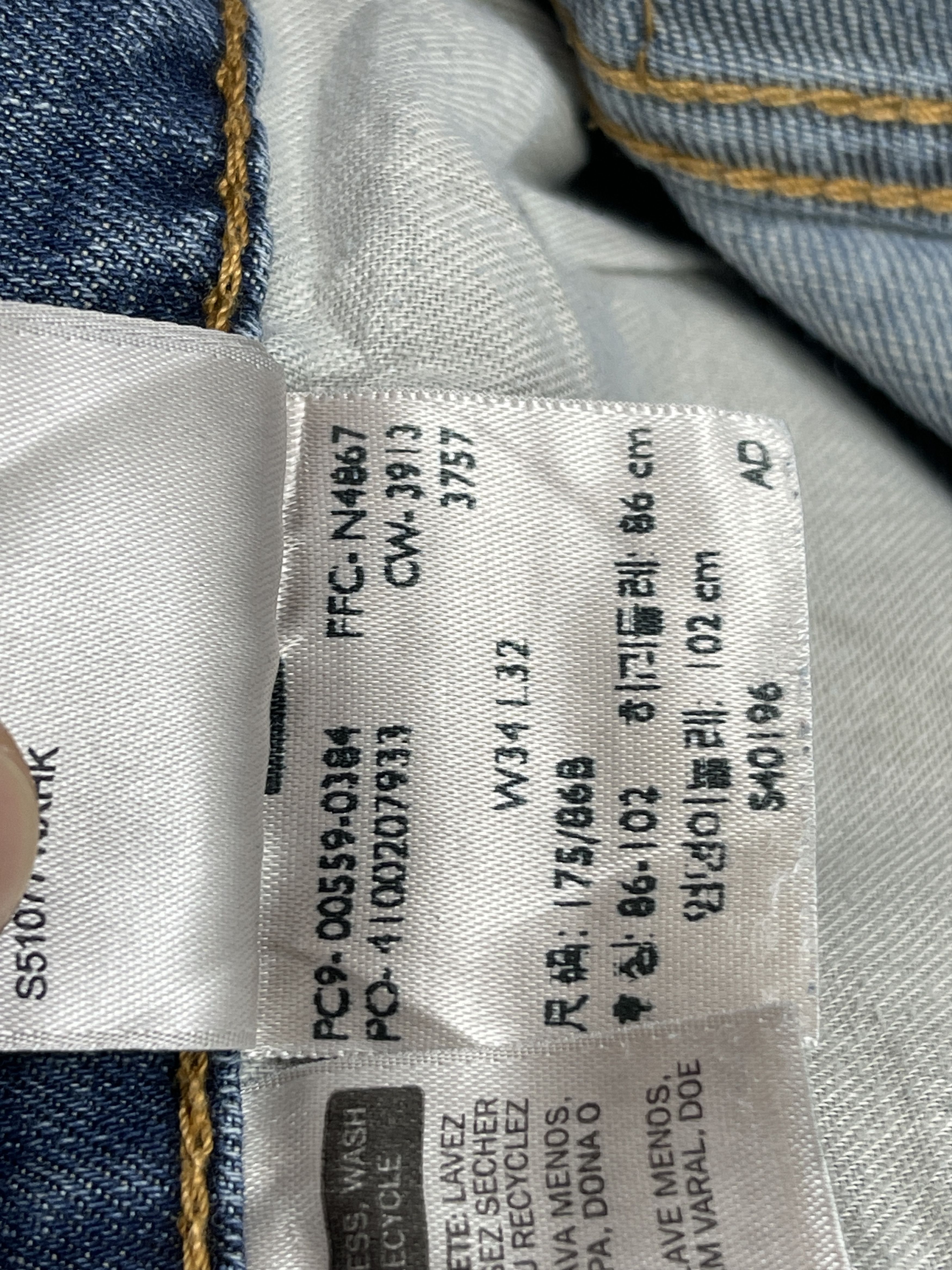 Levi's Faded Blue Vintage Levis 559 Denim DP2553 Size US 34 / EU 50 - 8 Thumbnail