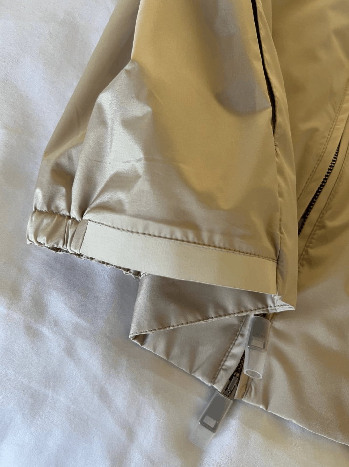 Z Zegna Leather-Trimmed Silk Bomber Jacket Size US M / EU 48-50 / 2 - 6 Thumbnail