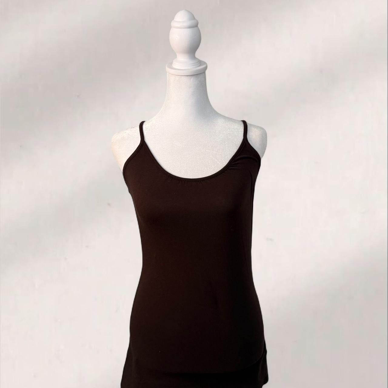 Other gorgeous vintage 2000s brown tank w/ adjustable straps Size XS / US 0-2 / IT 36-38 - 1 Thumbnail