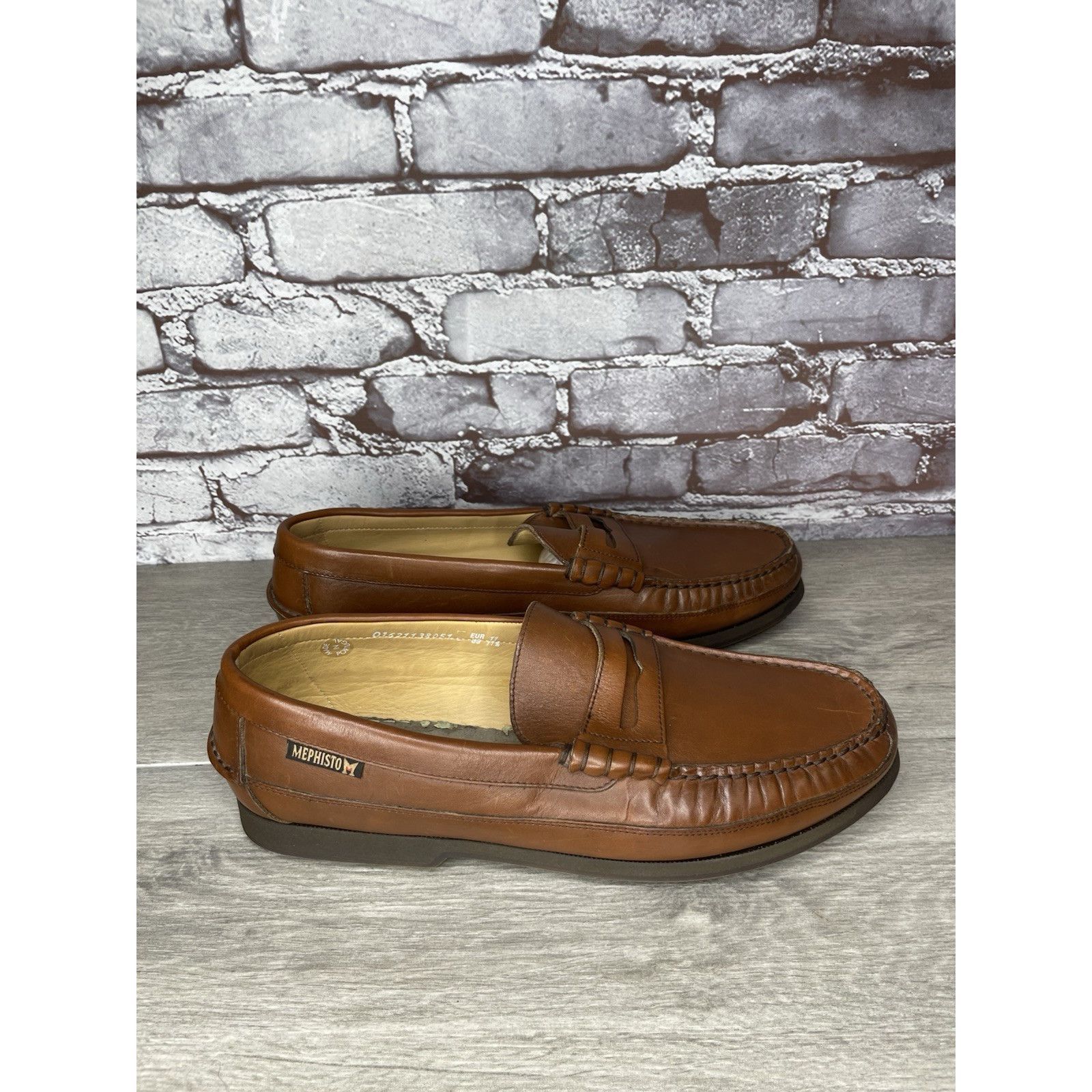 Mephisto Mephisto Spinnaker Brown Leather Penny Loafers Casual Shoes Size US 11.5 / EU 44-45 - 21 Thumbnail
