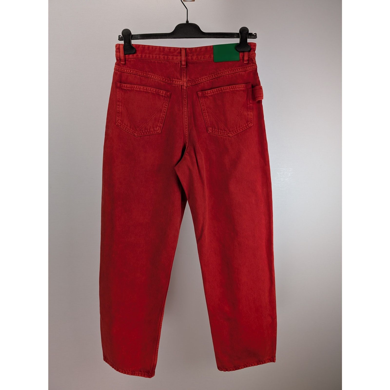 Bottega Veneta o1rshd1 Faded Colour Wash Denim Jean in Deep Red Size US 32 / EU 48 - 15 Thumbnail