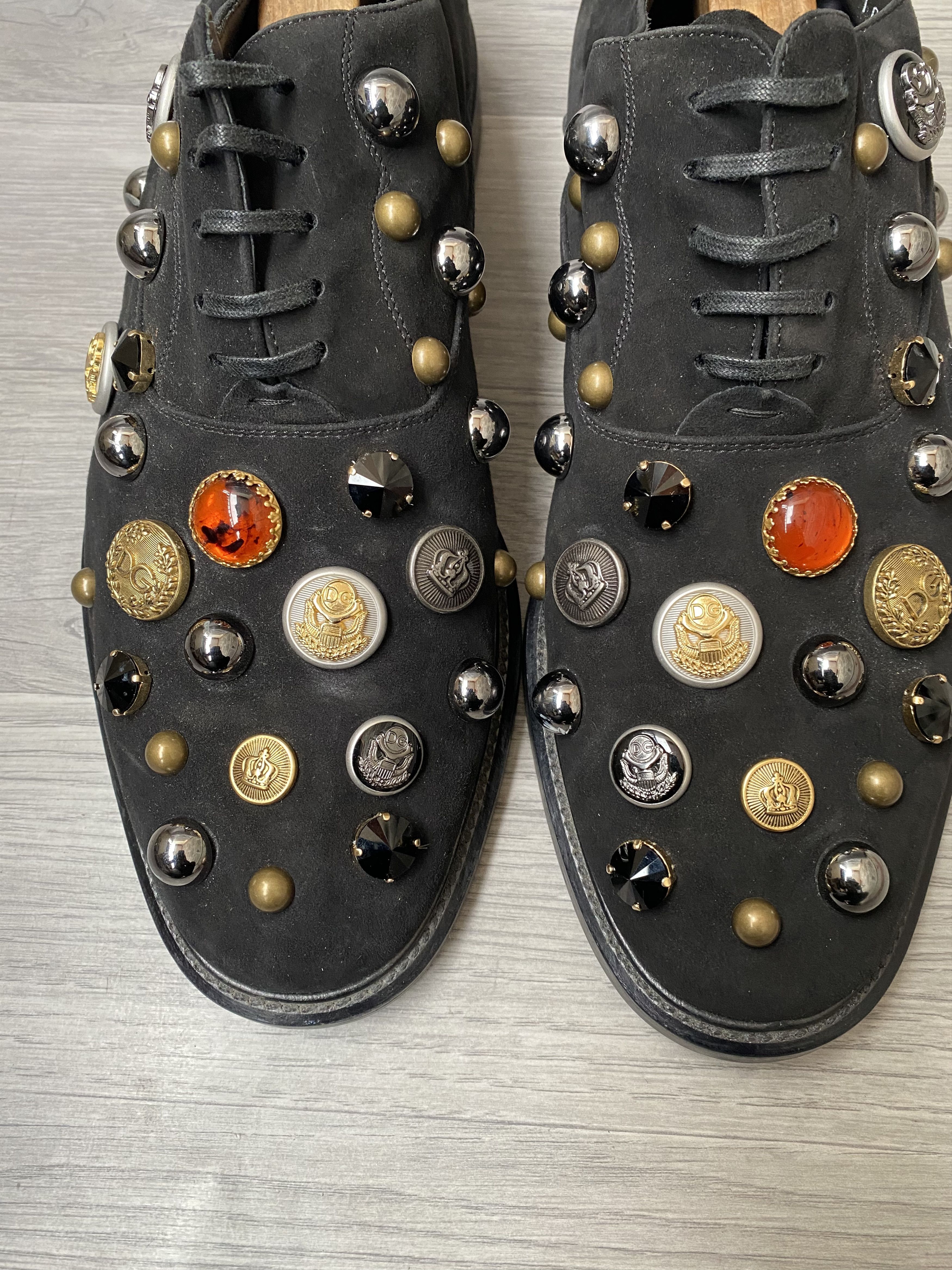 Dolce & Gabbana Dolce gabbana, maison margiela style derby suede shoes uk10 Size US 11 / EU 44 - 4 Thumbnail
