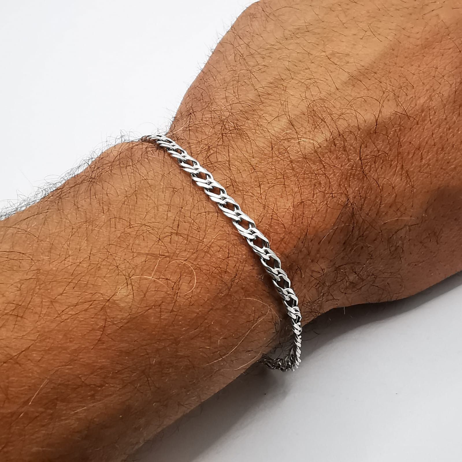 Sterling Silver Vintage Bracelet Jewelry, 925 Sterling Silver,Handmade 5,50g Size ONE SIZE - 8 Thumbnail