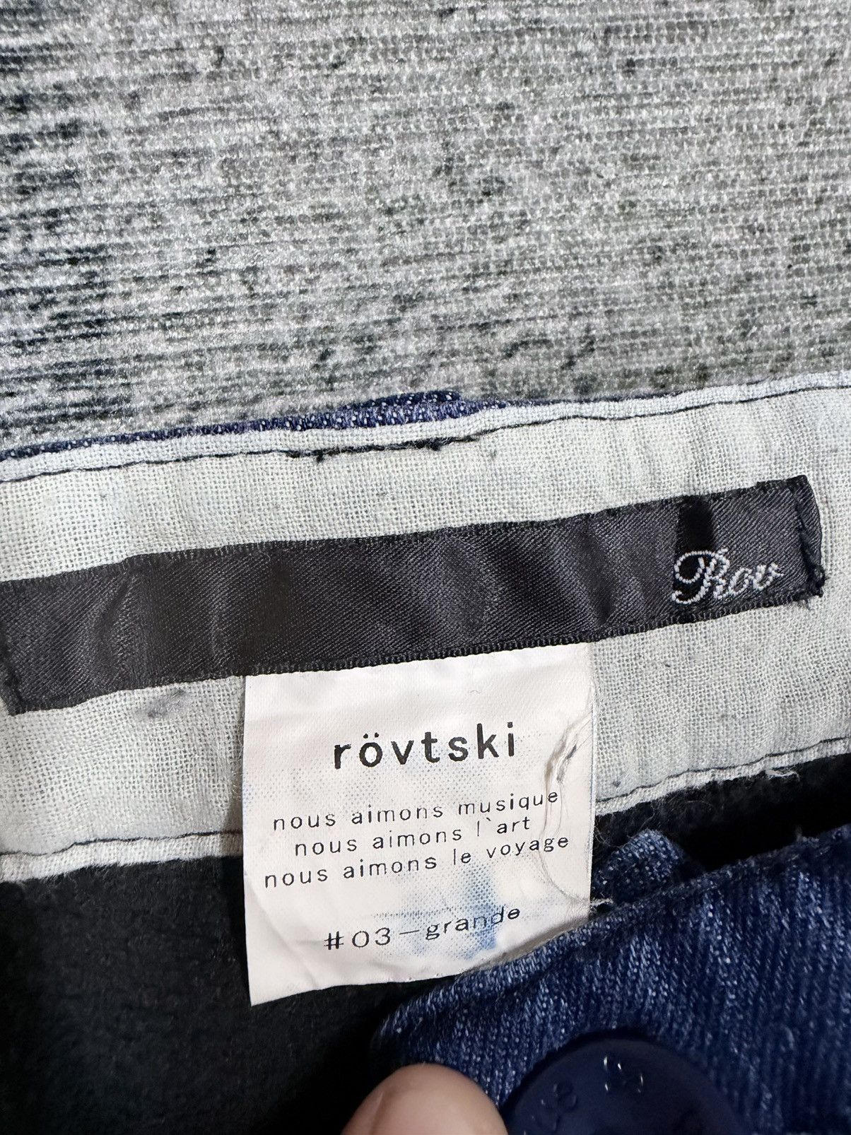Japanese Brand Vtg🔥Rovtski*Poetry De Mosique*Ballon Drop Pocket High Rise Size US 35 - 22 Thumbnail
