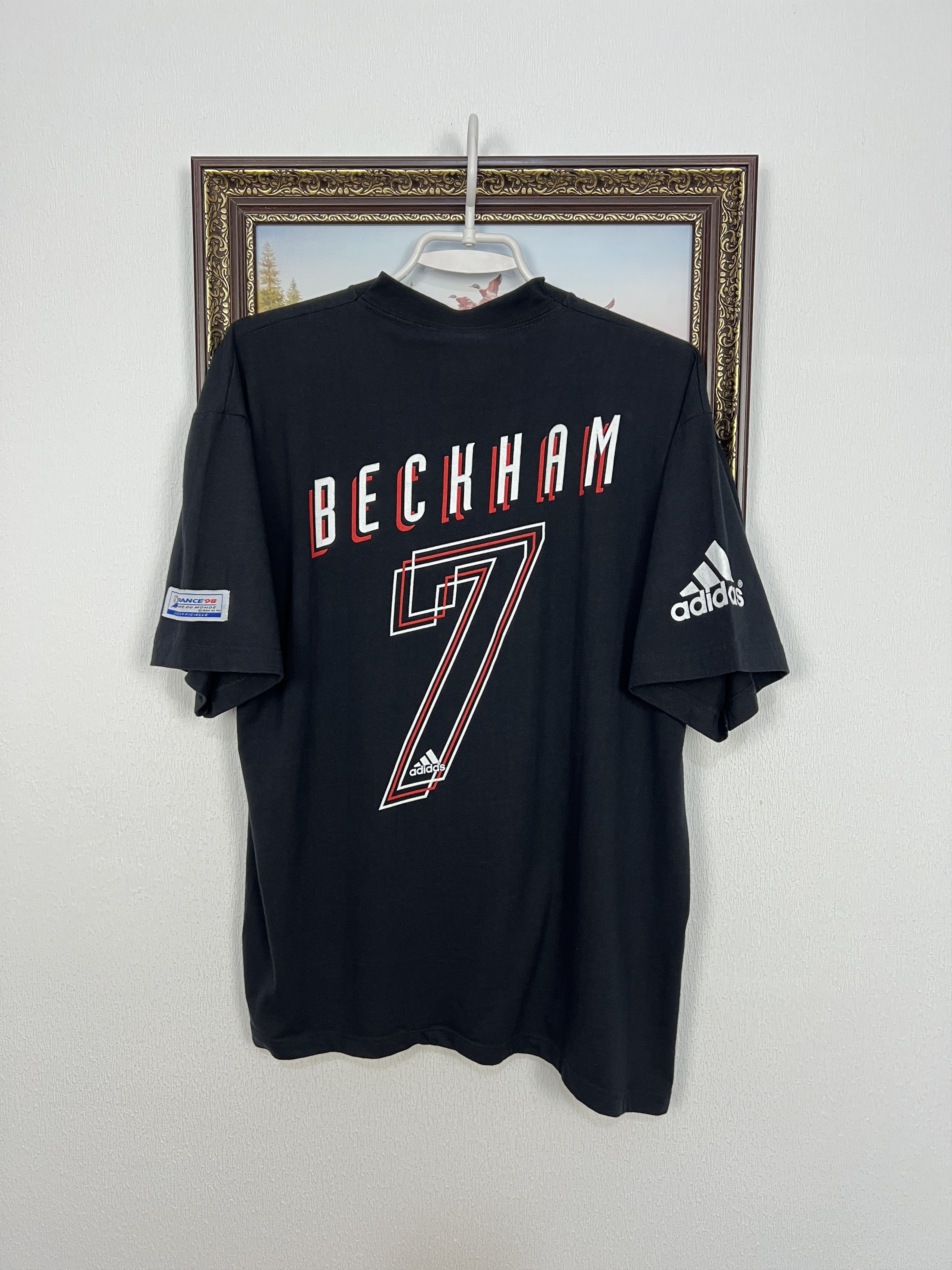 Adidas Vintage 90's Adidas England David Beckham Football Shirt Size US S / EU 44-46 / 1 - 12 Thumbnail