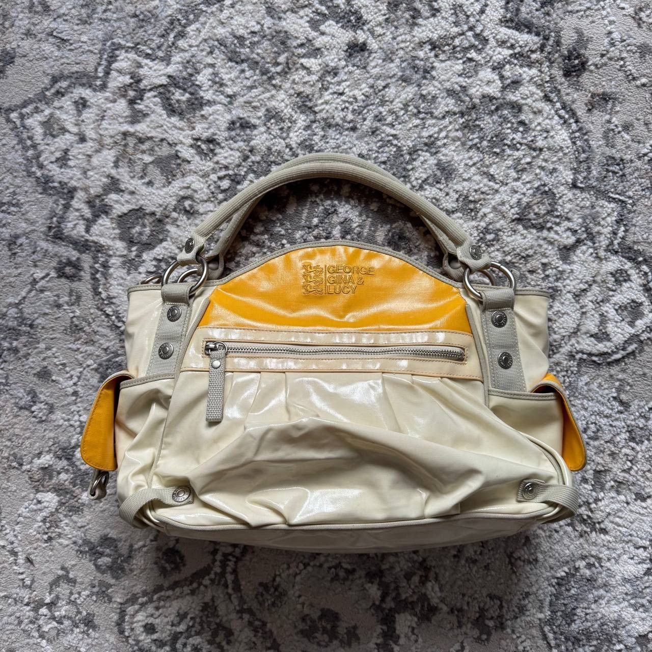 Japanese Brand George Gina & Lucy GGL PVC Glam Boho Avantgarde Retro Bag Size ONE SIZE - 5 Thumbnail
