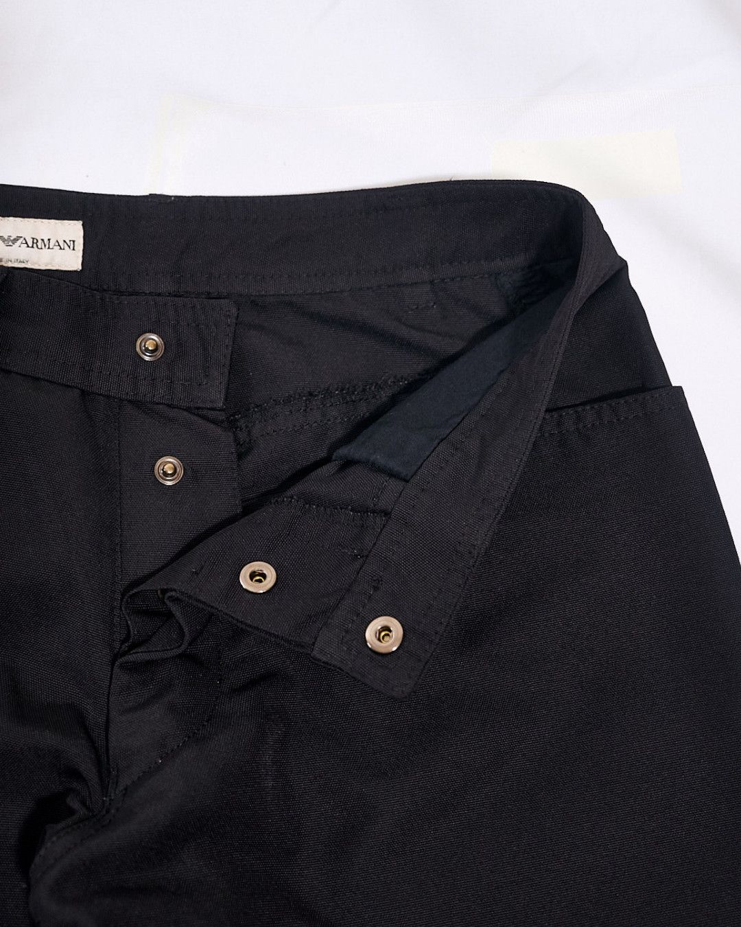 Emporio Armani 1990s Corset Bondage Nylon Pants Size 28" / US 6 / IT 42 - 3 Thumbnail
