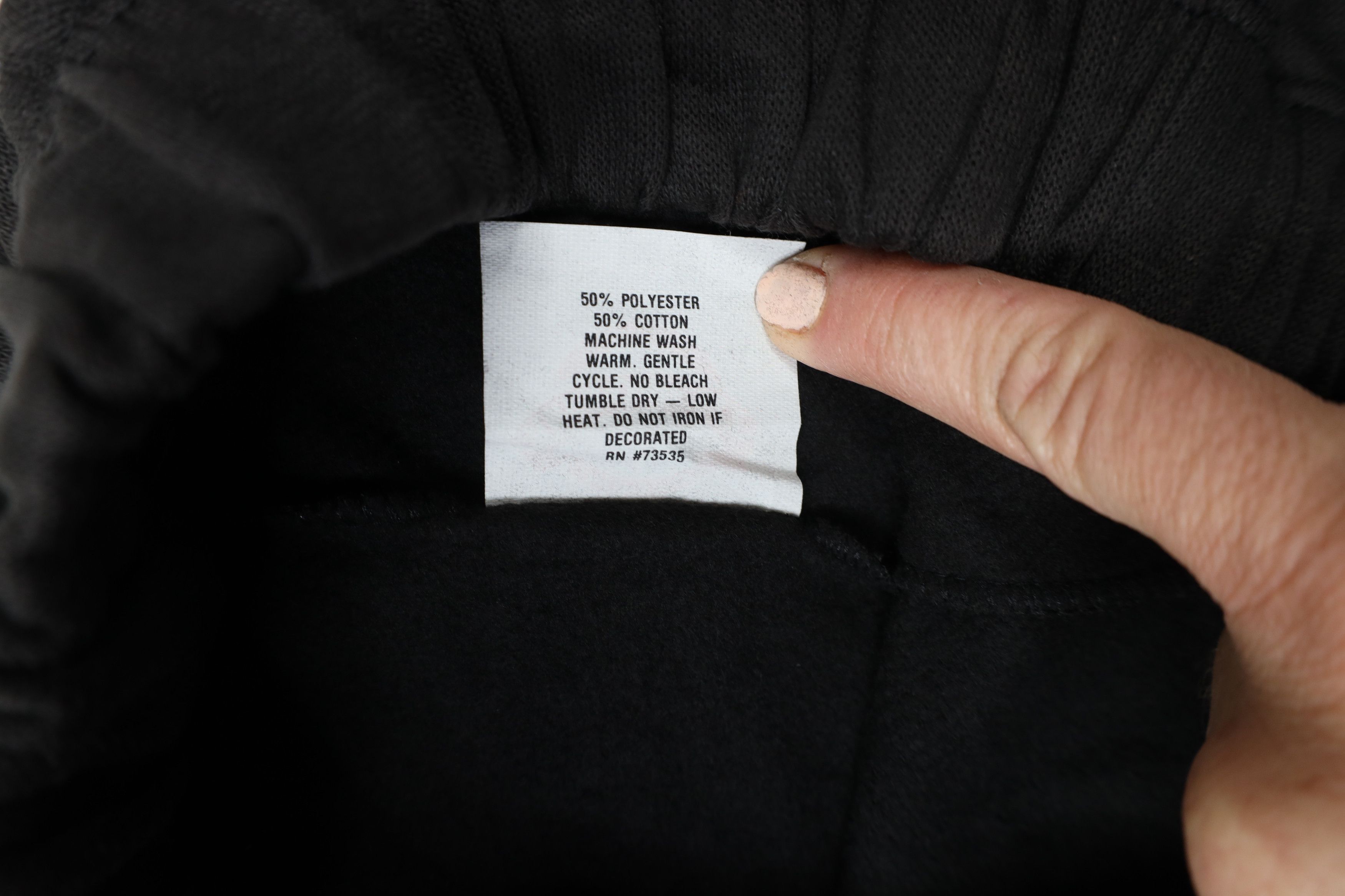 Vintage Vintage 90s Streetwear Cuffed Sweatpants Joggers Black USA Size US 36 / EU 52 - 8 Thumbnail
