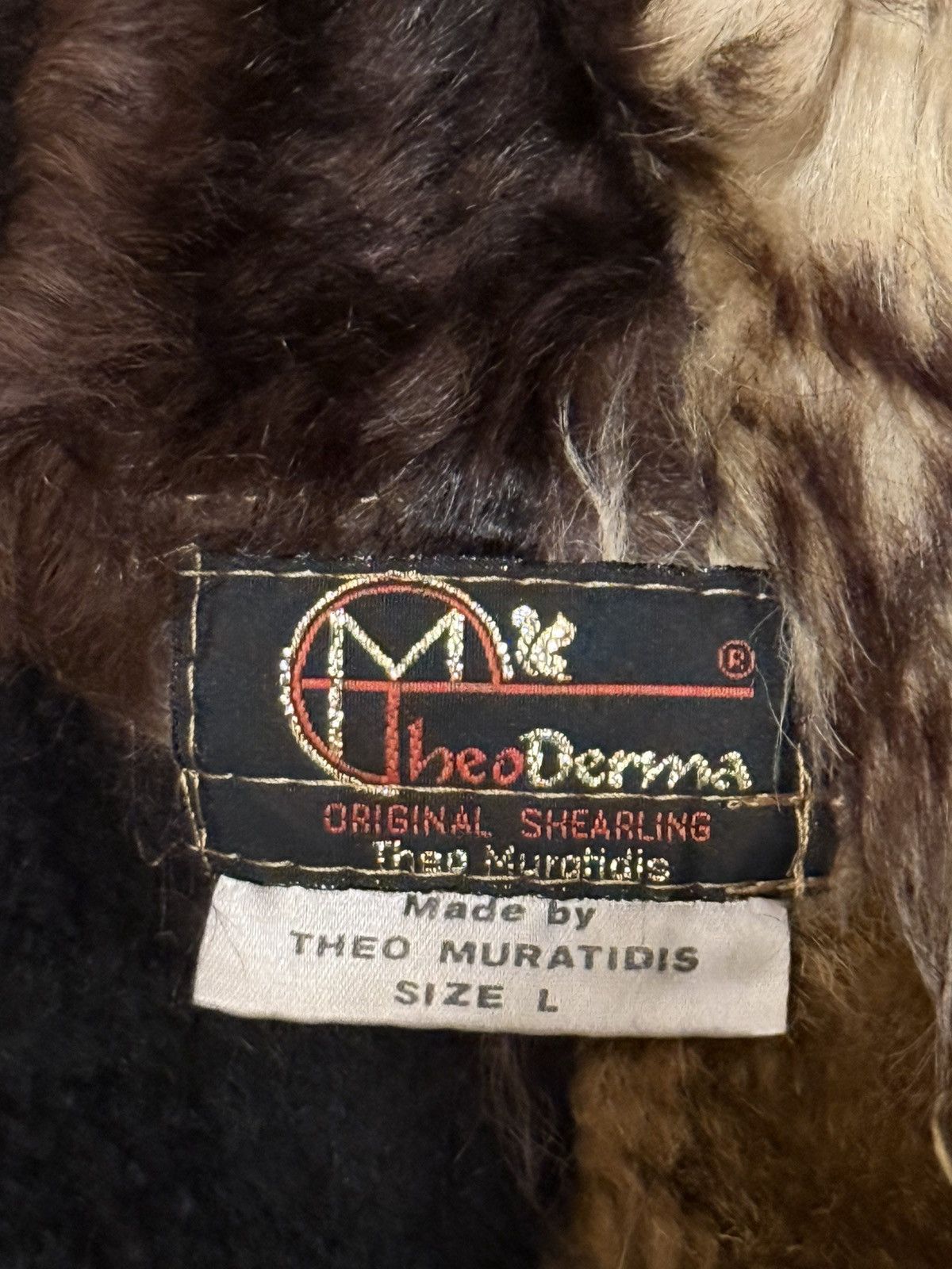 Other Rare Theo Muratidis Original Shearling Patchwork Vest Vintag Size US L / EU 52-54 / 3 - 8 Thumbnail