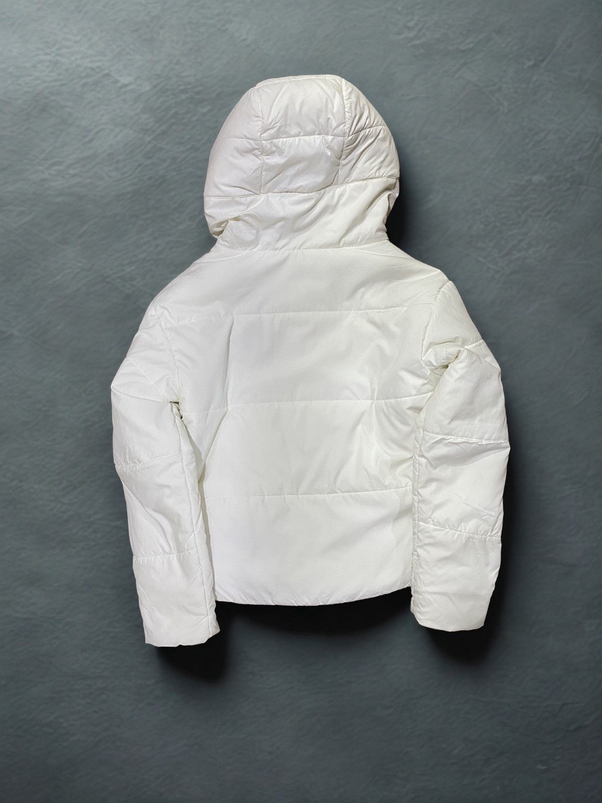 Nike Nike Sportswear White Hooded Puffer Jacket Size L Size L / US 10 / IT 46 - 2 Thumbnail