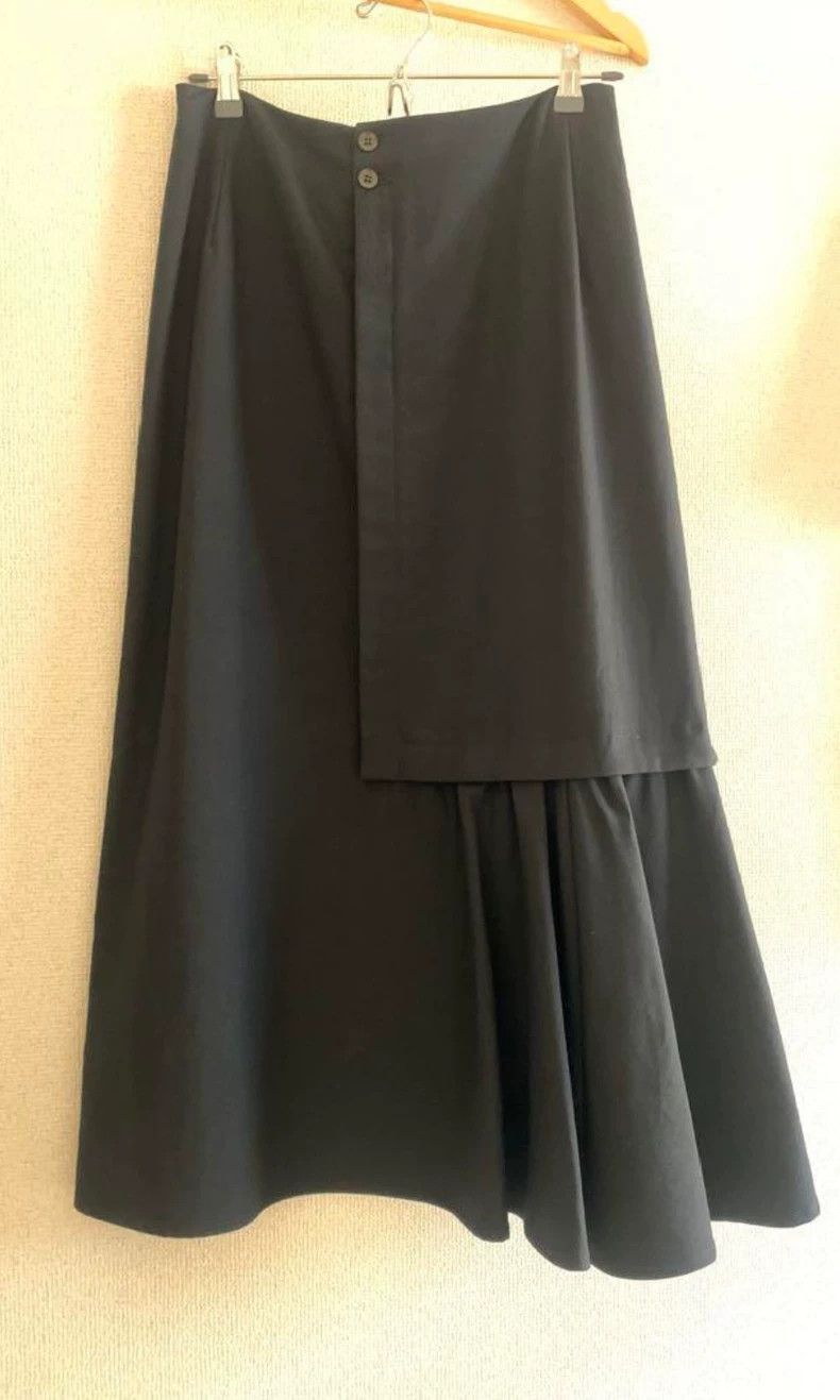 Yohji Yamamoto Yohji Yamamoto Black skirt Size 25" / US 0 / IT 36 - 1 Thumbnail