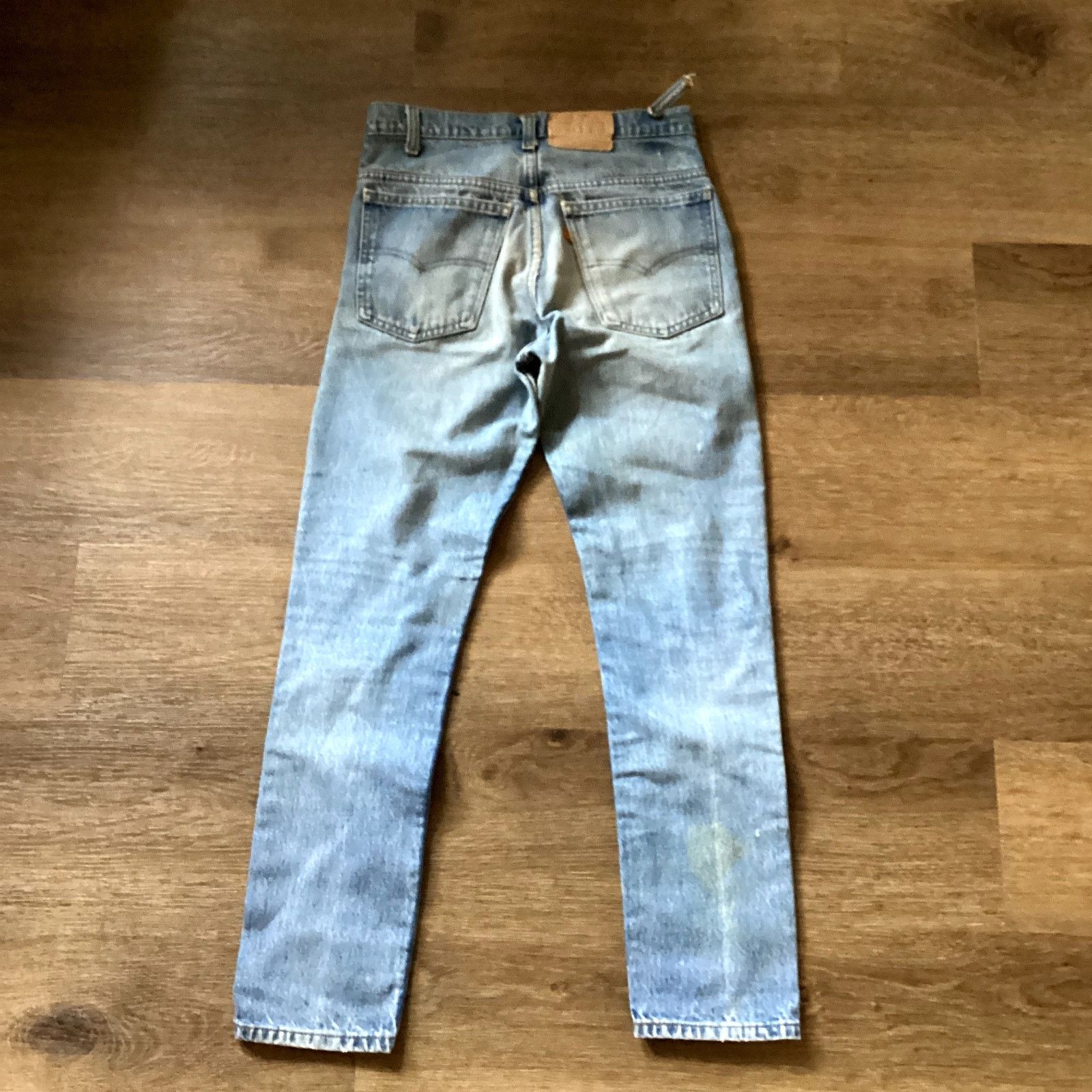 Levi's Vintage Levi 501 Jeans with leather double knees Size US 32 / EU 48 - 2 Thumbnail