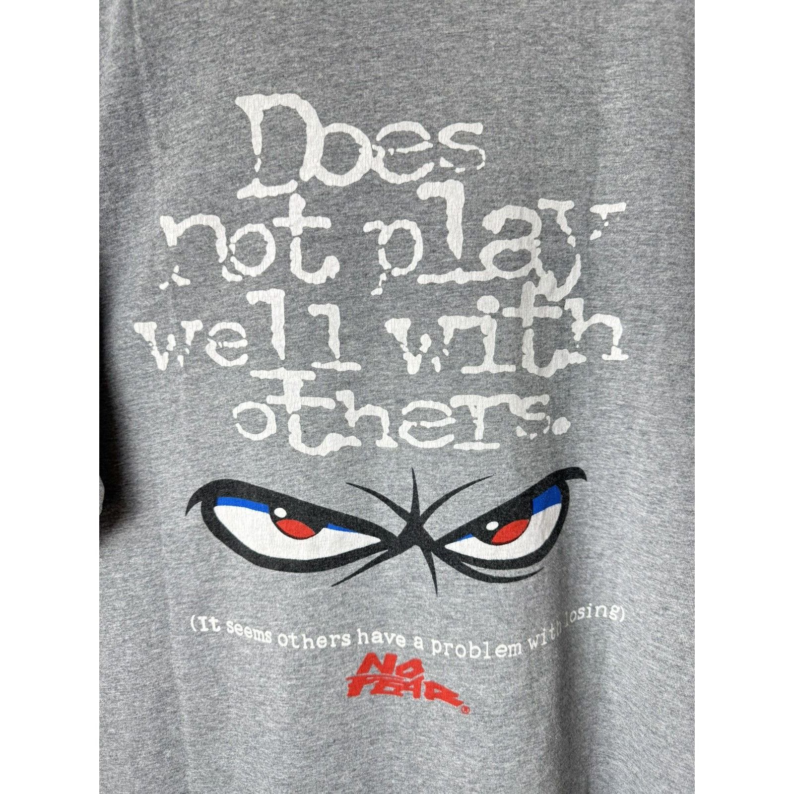 No Fear 80-90’s Vintage No Fear T Shirt Single Stitch Surf Shortys Size US L / EU 52-54 / 3 - 8 Thumbnail