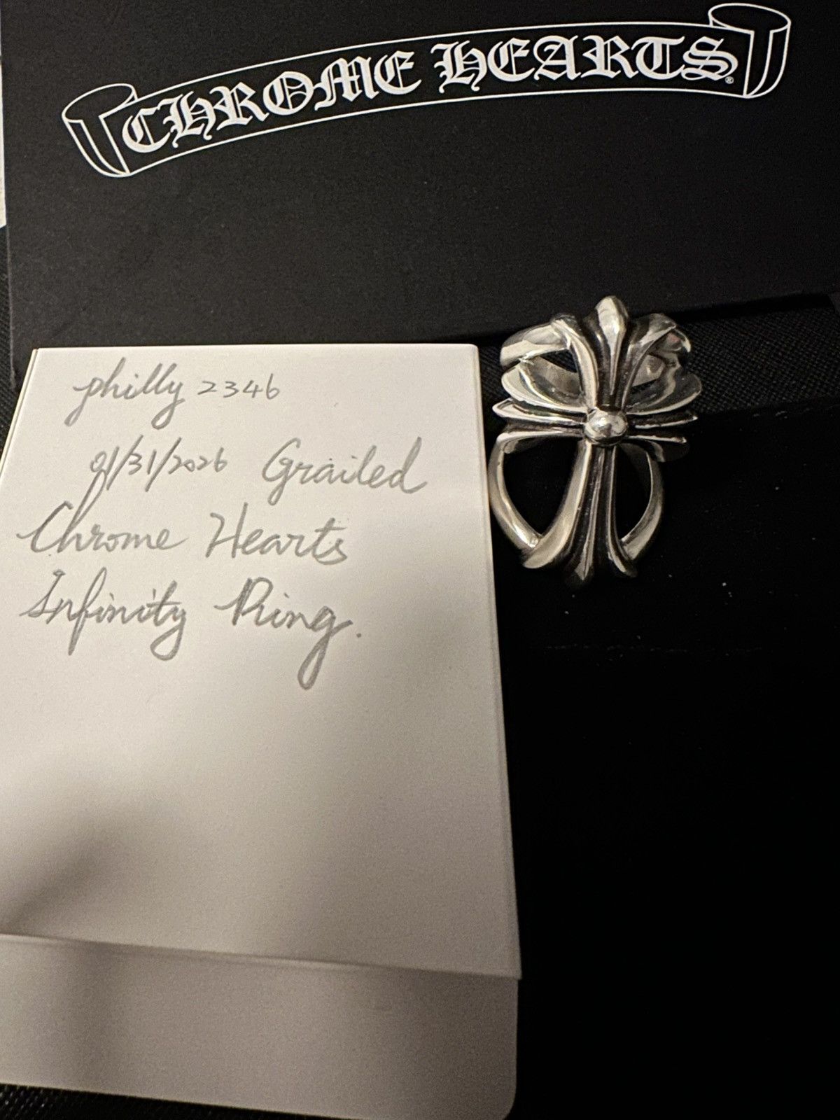 Chrome Hearts Chrome Hearts Infinity Ring Size 8 Size ONE SIZE - 21 Thumbnail