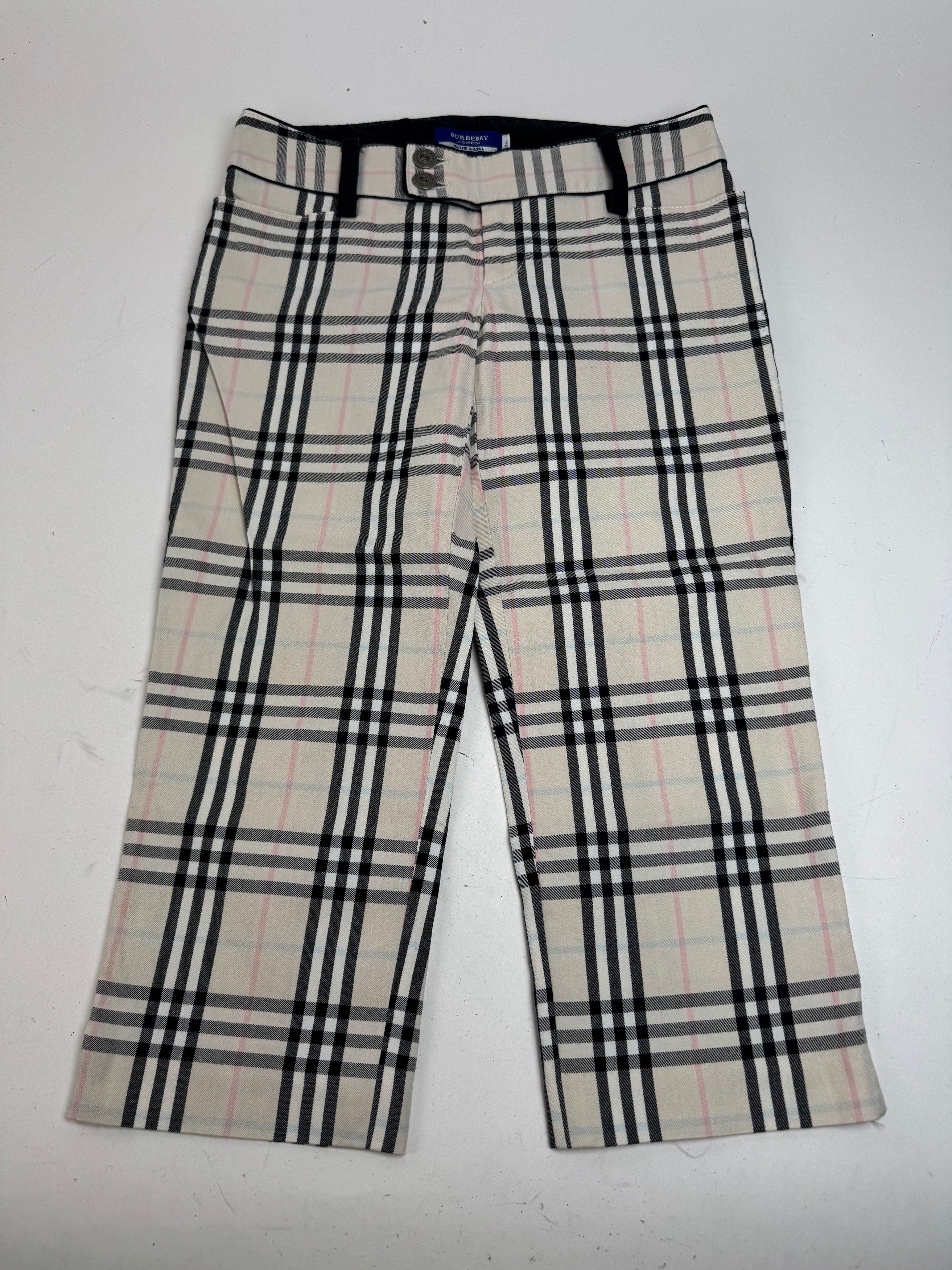 Burberry Vintage Nova Check Cotton 3/4 Pants 36/S Size 26" / US 2 / IT 38 - 1 Thumbnail