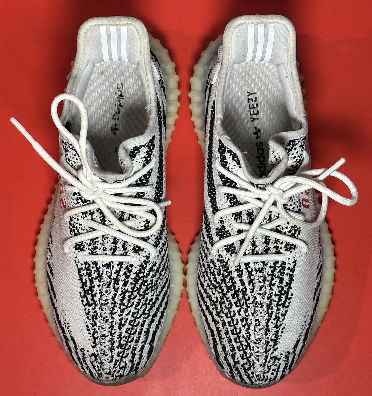 Yeezy Size 9 - Adidas Yeezy Boost 350 V2 Zebra Size US 9 / EU 42 - 4 Thumbnail
