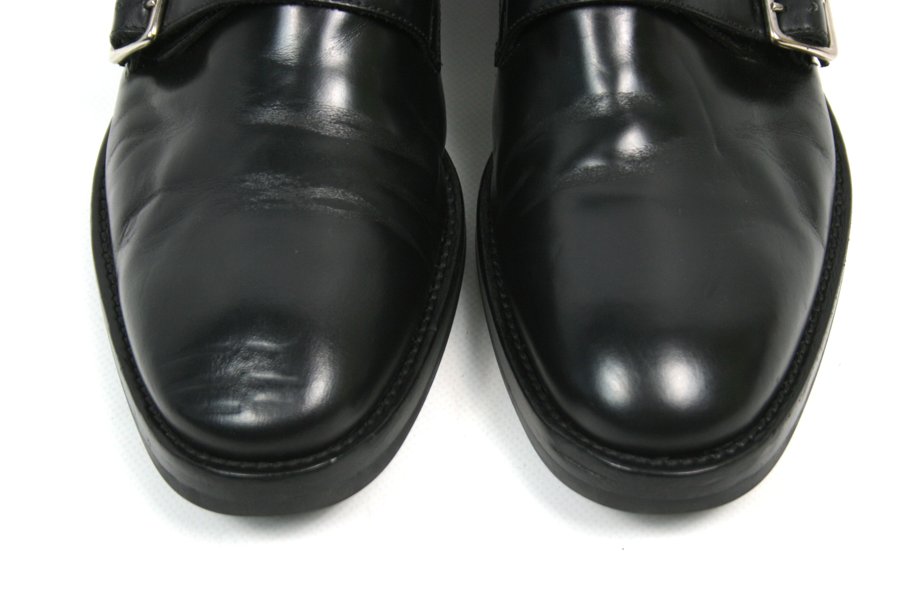 Alexander McQueen Creeper Buckles Monk Straps Leather Boots Size US 9 / EU 42 - 5 Thumbnail