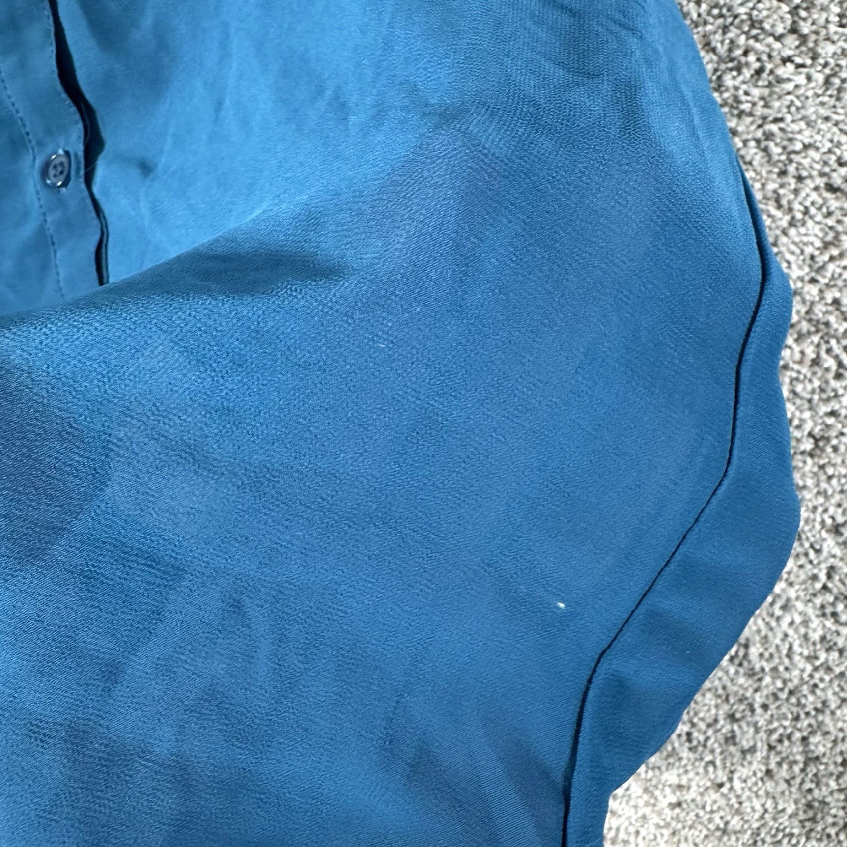 Vintage Six Degrees of Separation Top Blouse XS Sleeveless Lightweight Casual Summer Classic Blue Womens Size XS / US 0-2 / IT 36-38 - 2 Thumbnail
