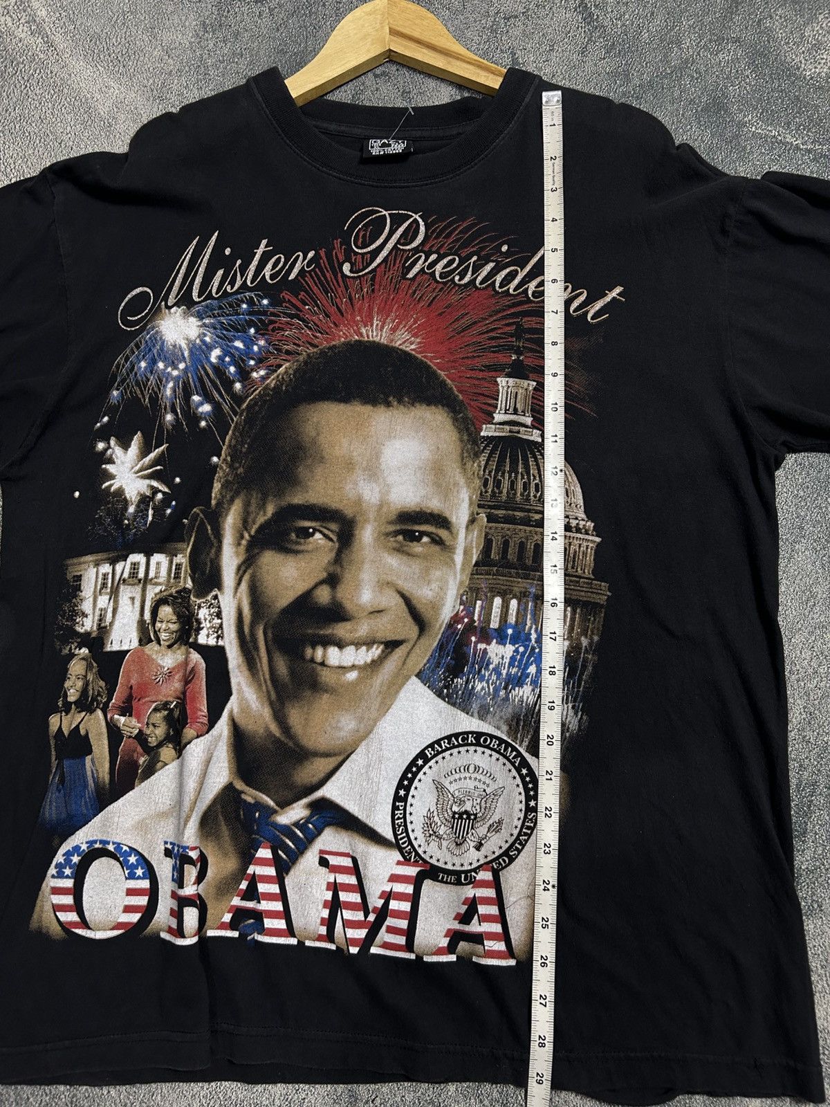 Vintage vintage style Y2K 2008 Obama president USA longsleeve te Size US XL / EU 56 / 4 - 6 Thumbnail