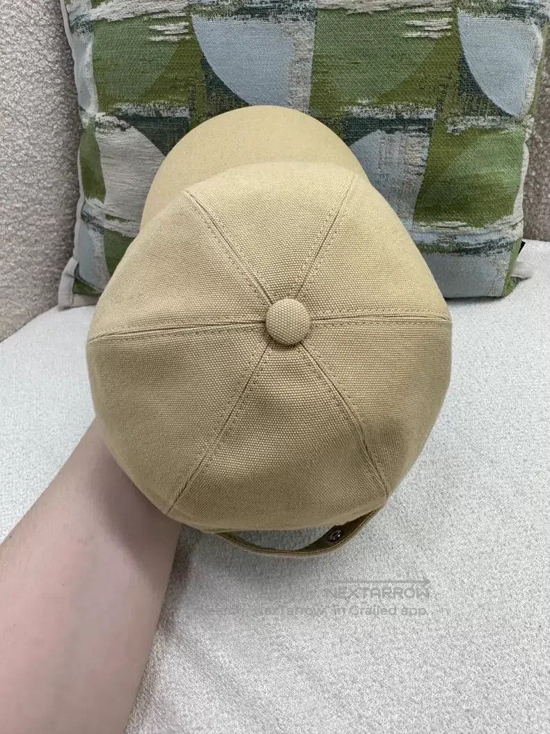 Hermes Hermes size 58 Khaki Pig Nose Shell Baseball Cap Size ONE SIZE - 4 Thumbnail