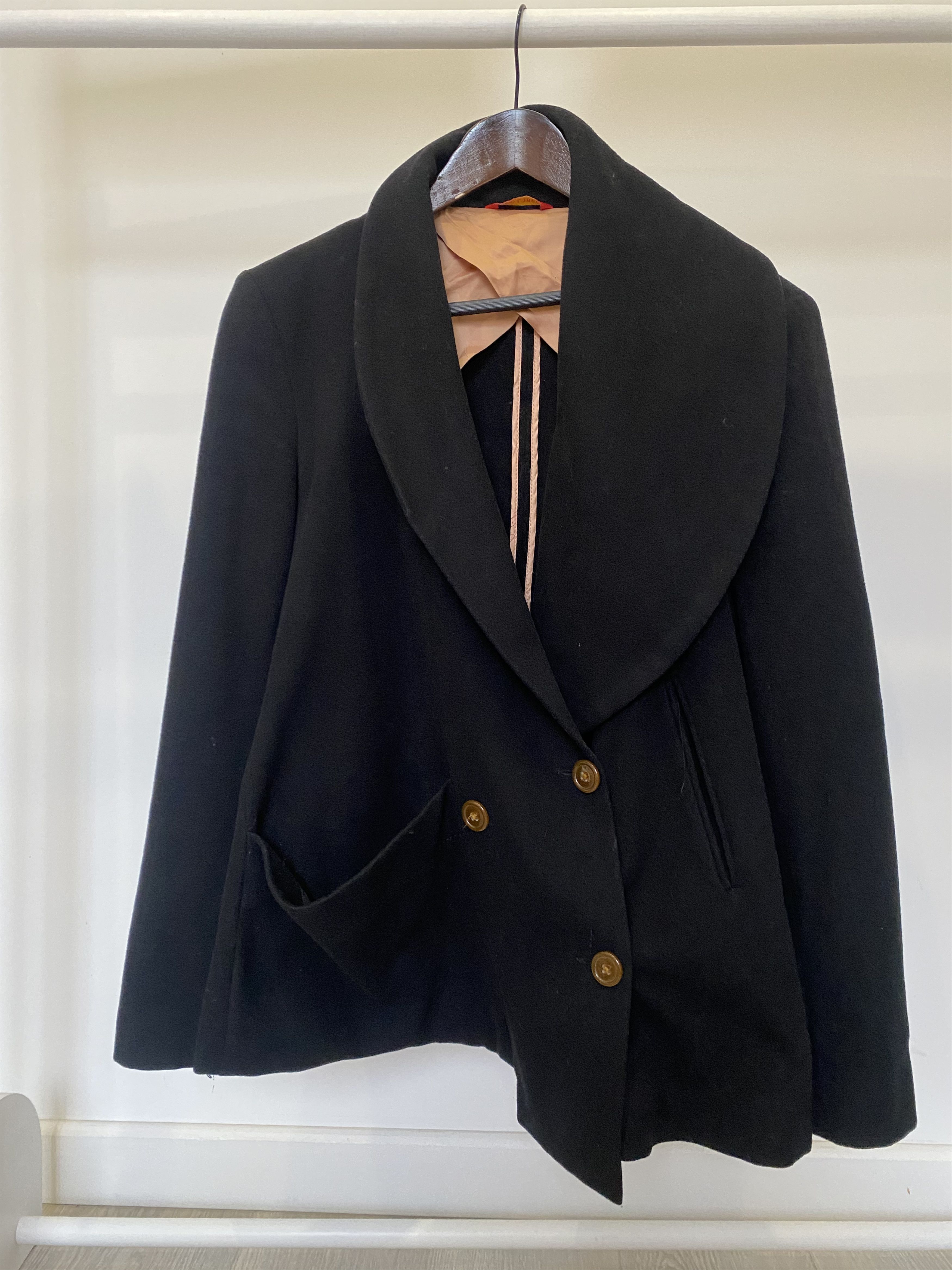 Vivienne Westwood Vivienne Westwood Vintage Red Label Assymetric Wool Coat Size L / US 10 / IT 46 - 1 Thumbnail