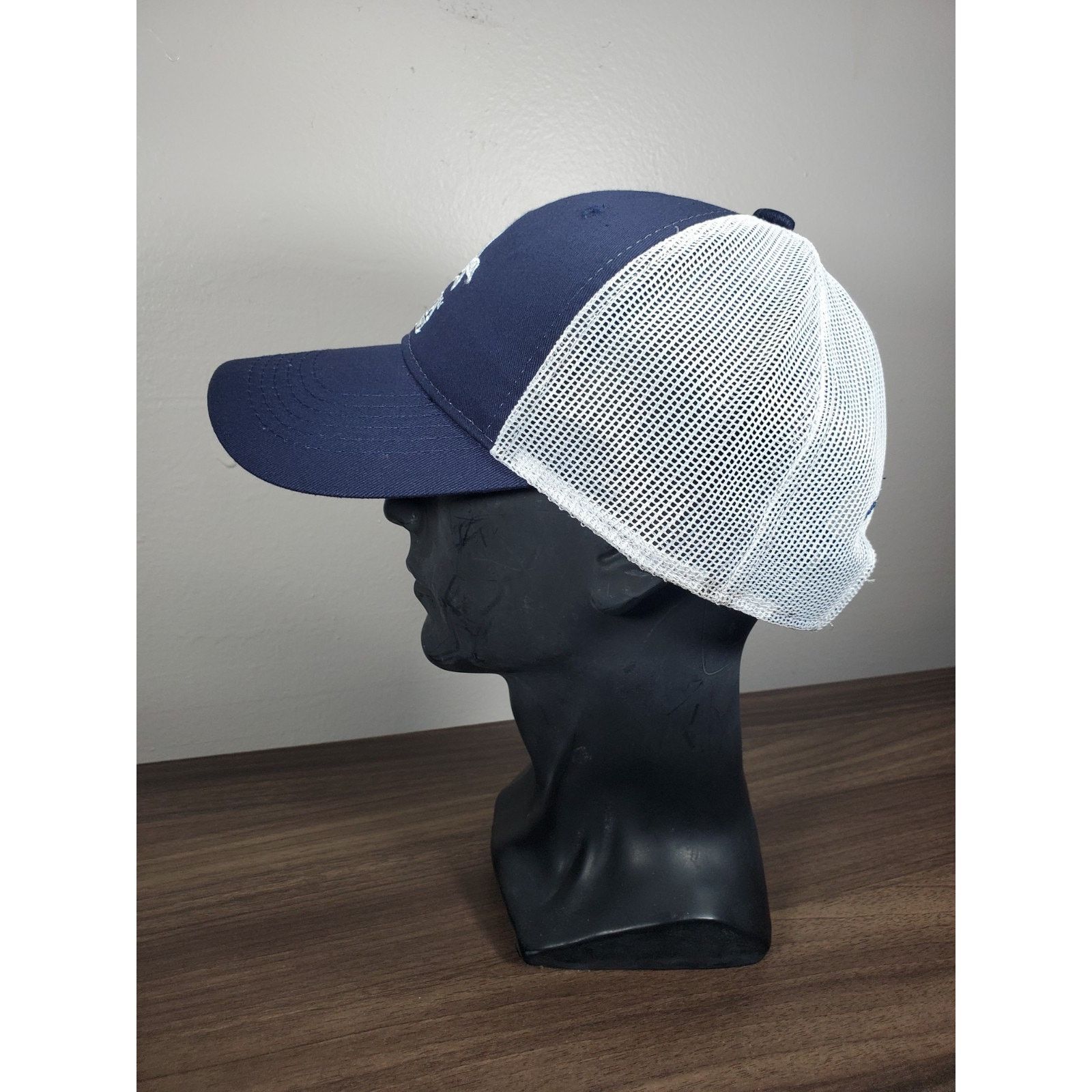 Port Authority Delta Waterfowl Trucker Hat Mesh Cap Navy Blue Duck Hunting Size ONE SIZE - 5 Thumbnail