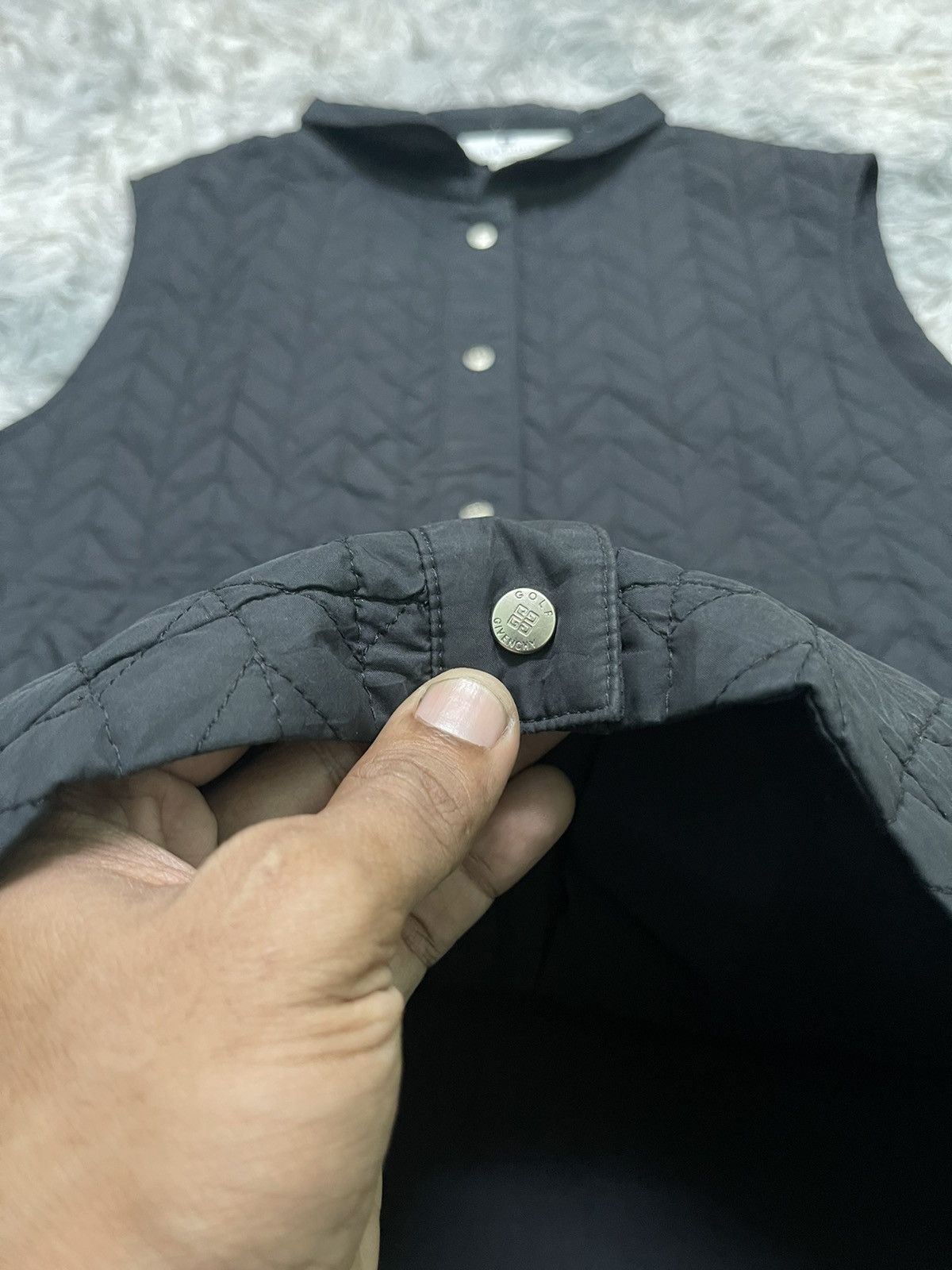 Givenchy × Japanese Brand × Vintage 90s GIVENCHY GOLF QUILTED VEST Size US S / EU 44-46 / 1 - 5 Thumbnail