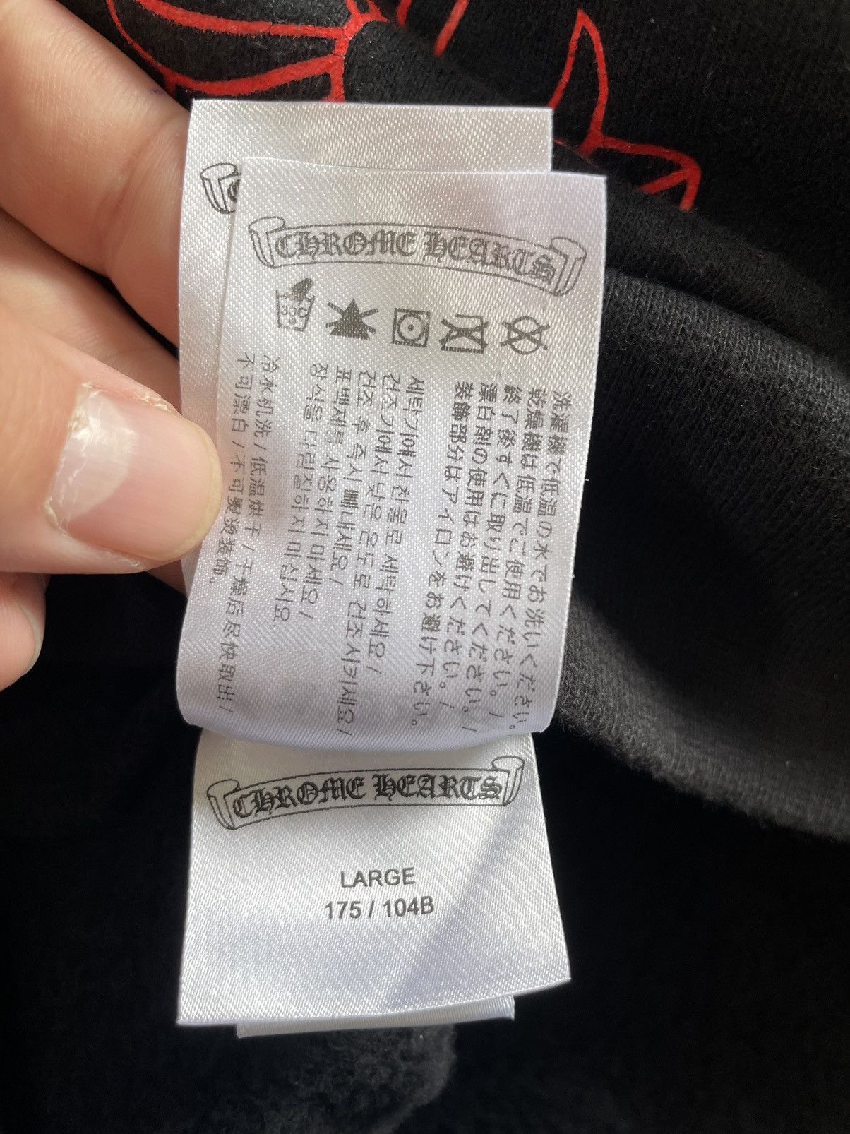 Chrome Hearts Chrome Hearts Stencil Hoodie Size US L / EU 52-54 / 3 - 14 Thumbnail