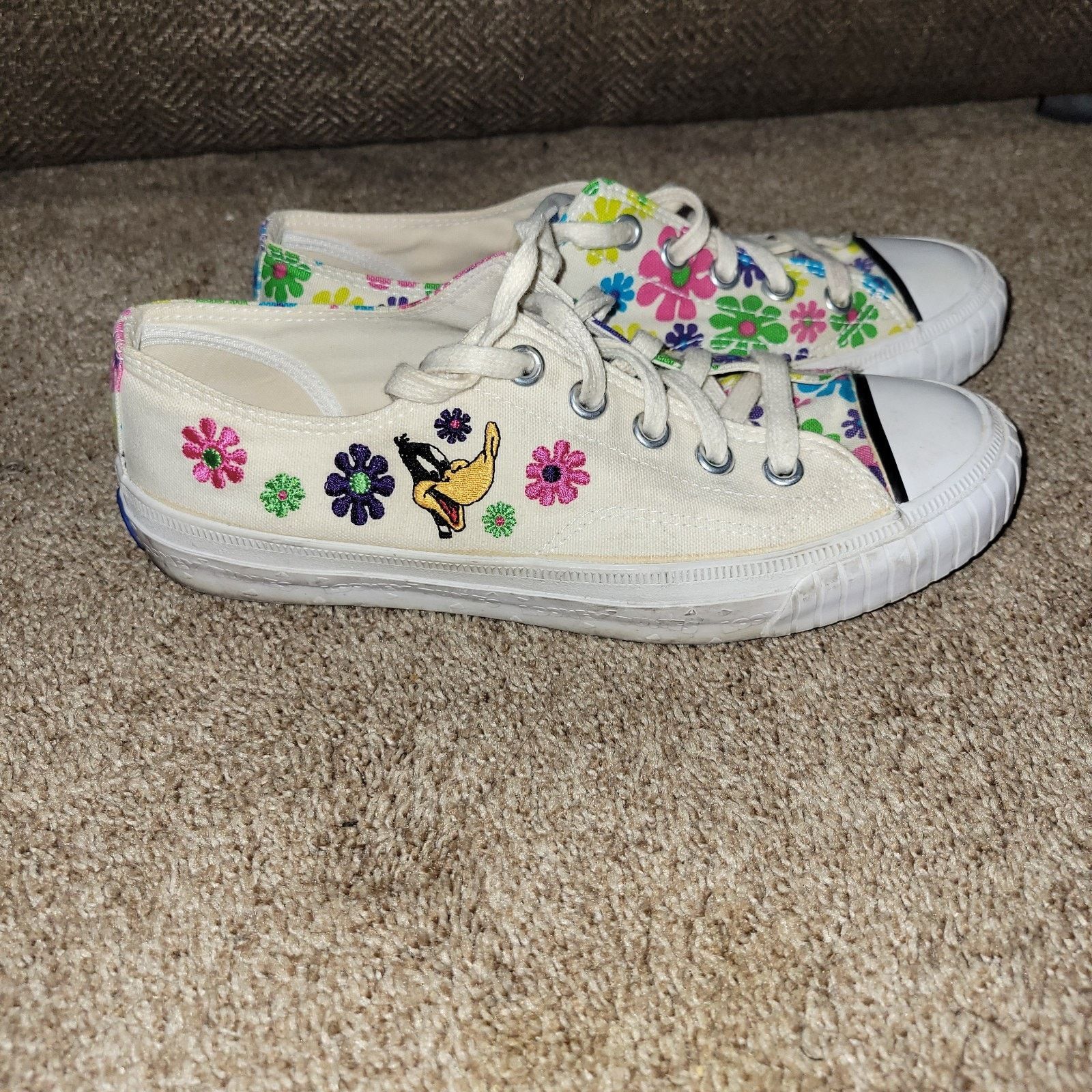 Keds Vintage Women's 90's Daffy Duck Keds SZ 8 Size US 8 / IT 38 - 1 Thumbnail