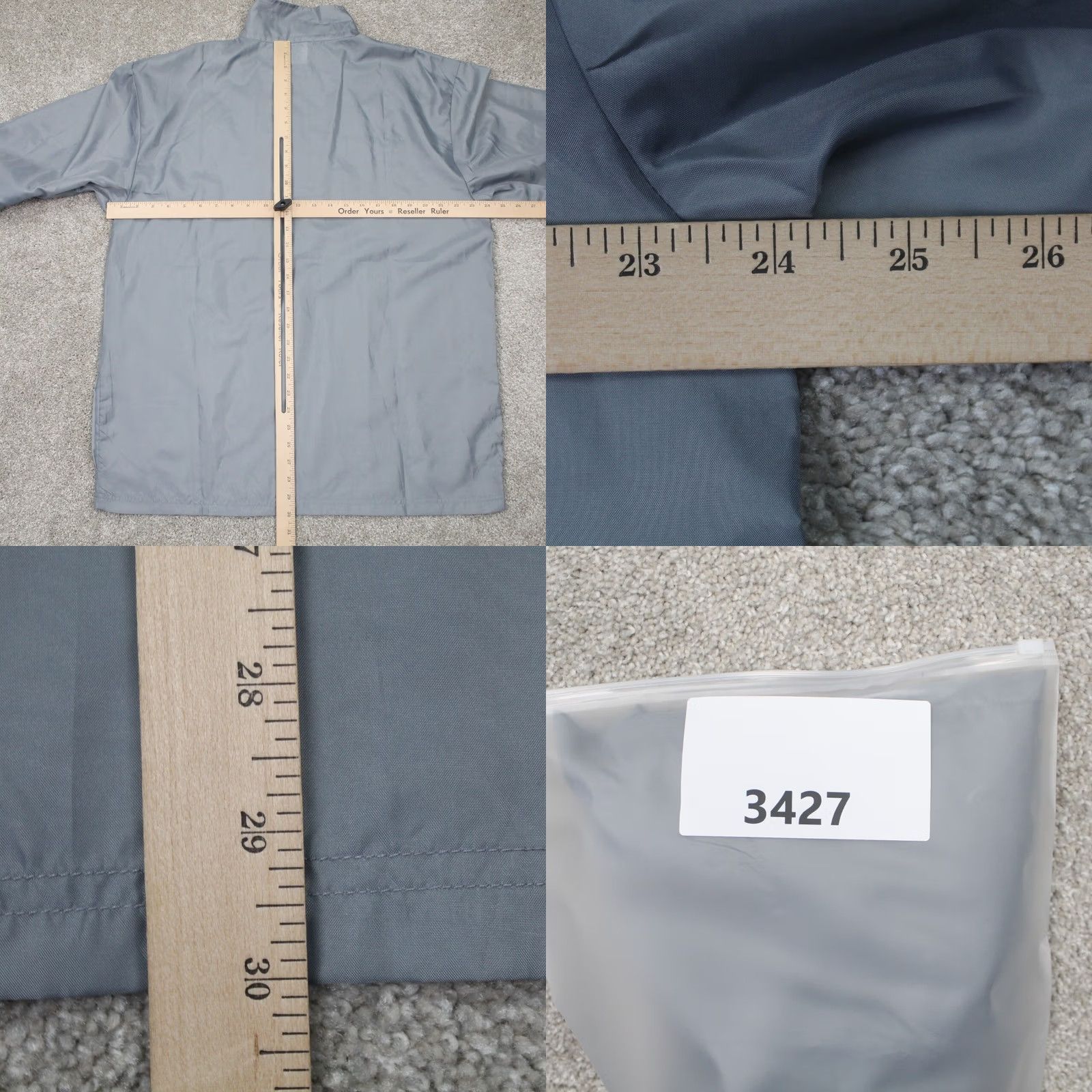 Logo 7 Team USA Windbreaker Jacket Men L Gray 1/4 Zip Rio Olympics Logo Pullover Size US L / EU 52-54 / 3 - 8 Thumbnail