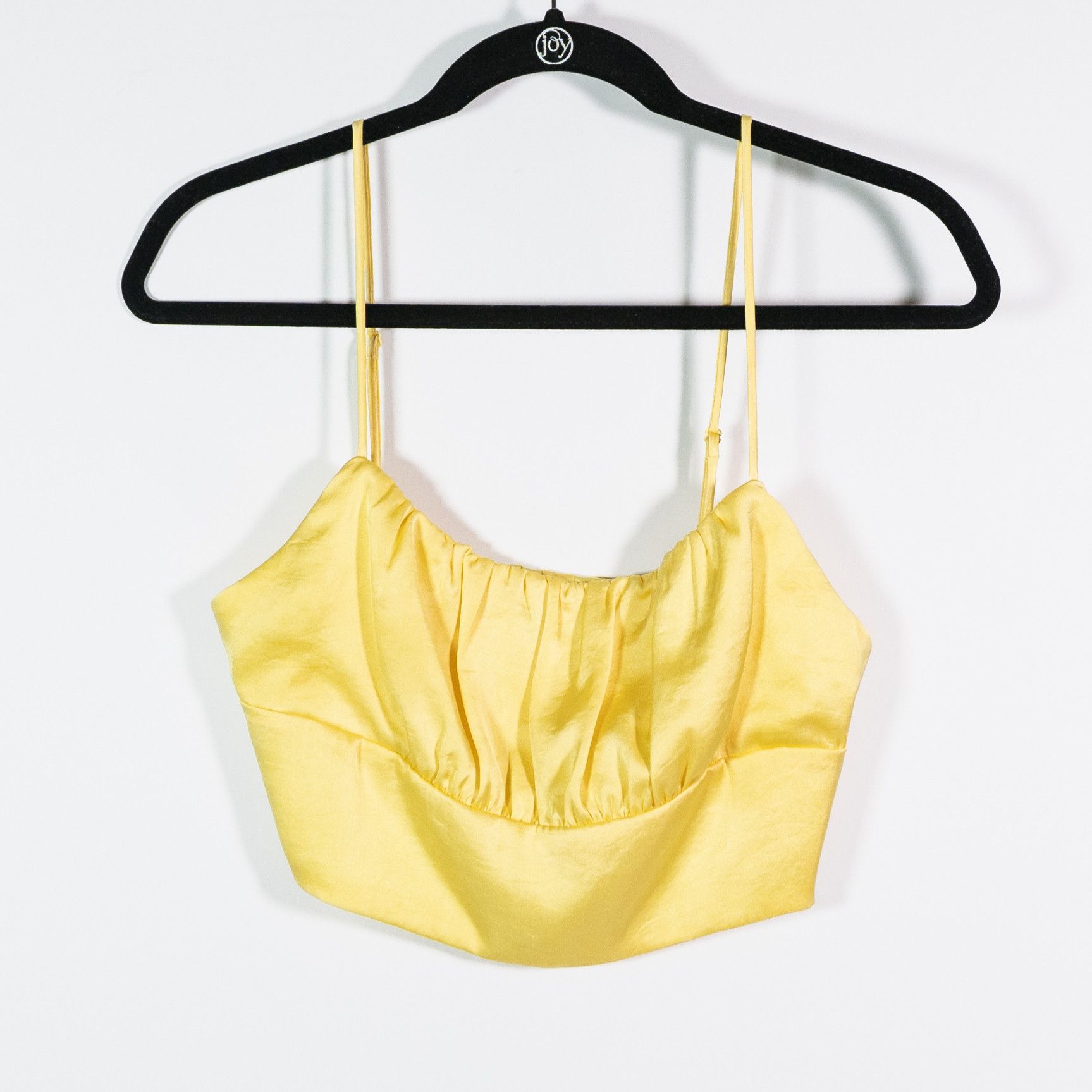 Aritzia Wilfred Aritzia Sonnet Ruched Satin Scoop Size S / US 4 / IT 40 - 1 Thumbnail