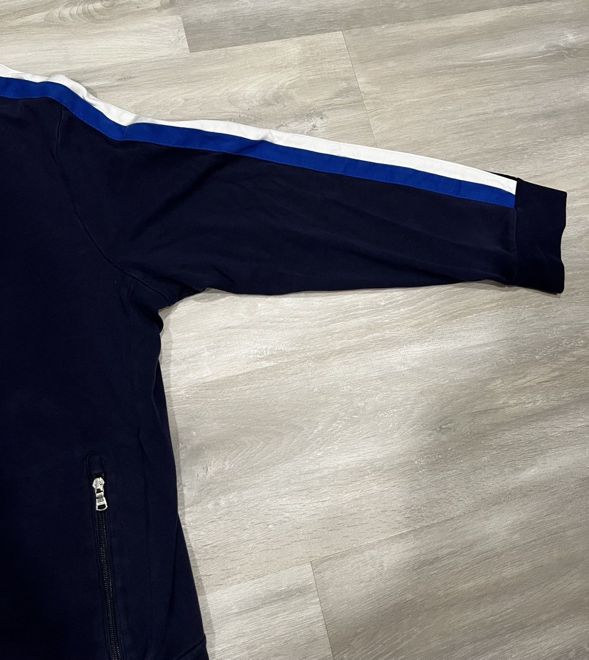 Polo Ralph Lauren × Vintage Vintage Polo Ralph Lauren Navy Blue Zip Up Jacket Size US XXL / EU 58 / 5 - 6 Thumbnail