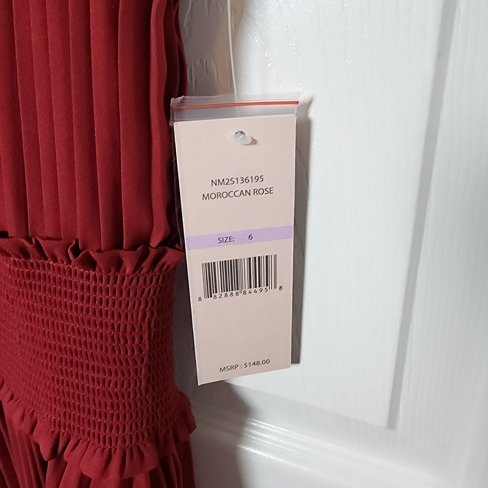Nanette Lepore Nanette Lepore Dress 6 | Moroccan Rose Red | Fringe | NWT C Size M / US 6-8 / IT 42-44 - 4 Thumbnail