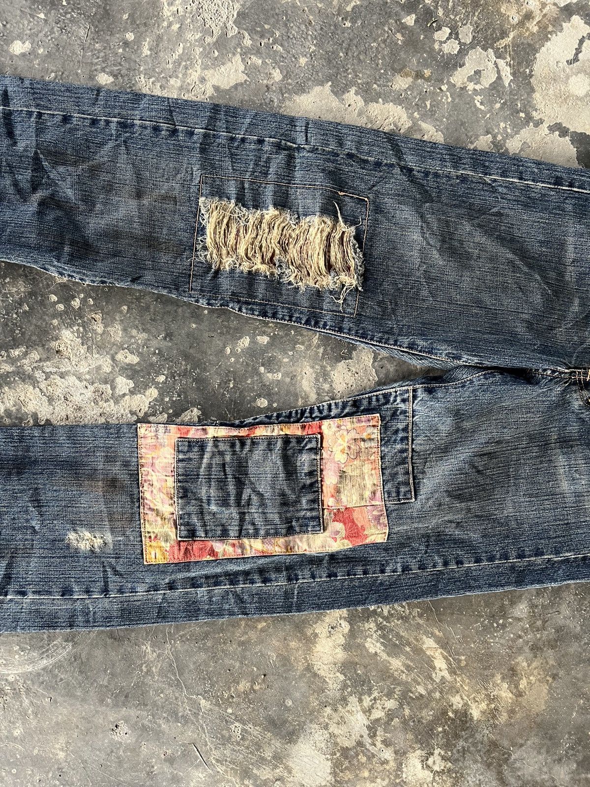 Hysteric Glamour Patchwork Kapital Inspired Denim Size US 31 - 7 Thumbnail