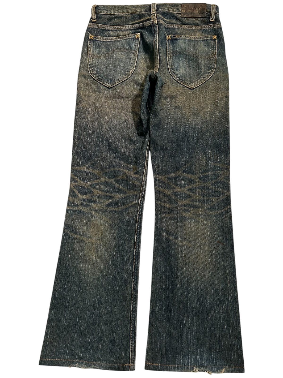 Japanese Brand × Kapital × Vintage Flare Vtg LEE RIDERS Mud Wash Japanese Denim Jeans🎌☠️☠️🎌 Size US 30 / EU 46 - 1 Thumbnail
