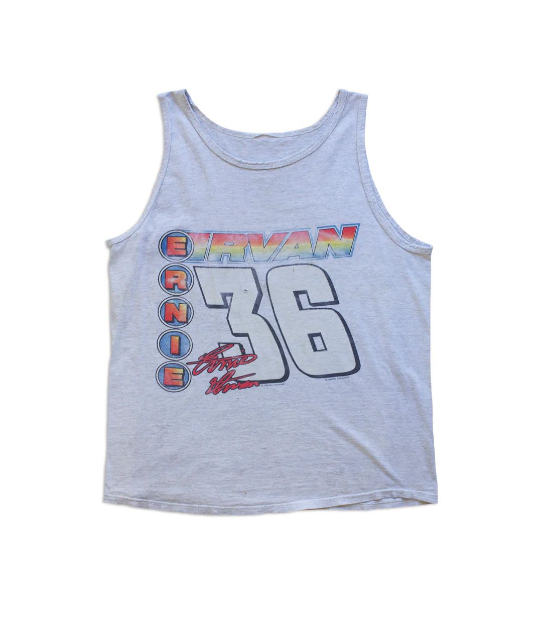 Vintage 1998 Vintage Ernie Irvan - 36 Tank Top Size US XL / EU 56 / 4 - 1 Thumbnail
