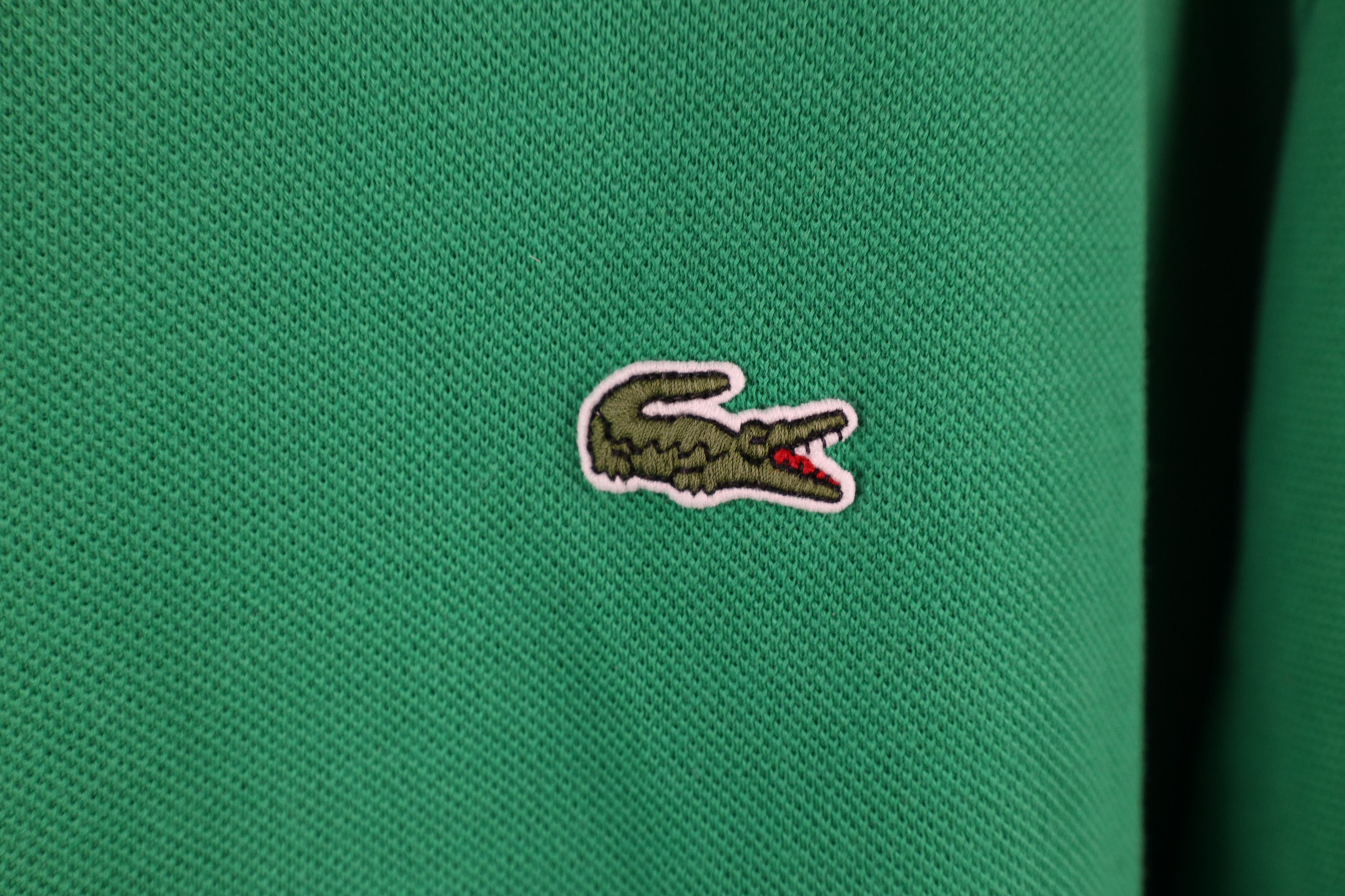 Lacoste Lacoste Logo Short Sleeve Collared Polo Shirt Kelly Green Size US XXL / EU 58 / 5 - 5 Thumbnail