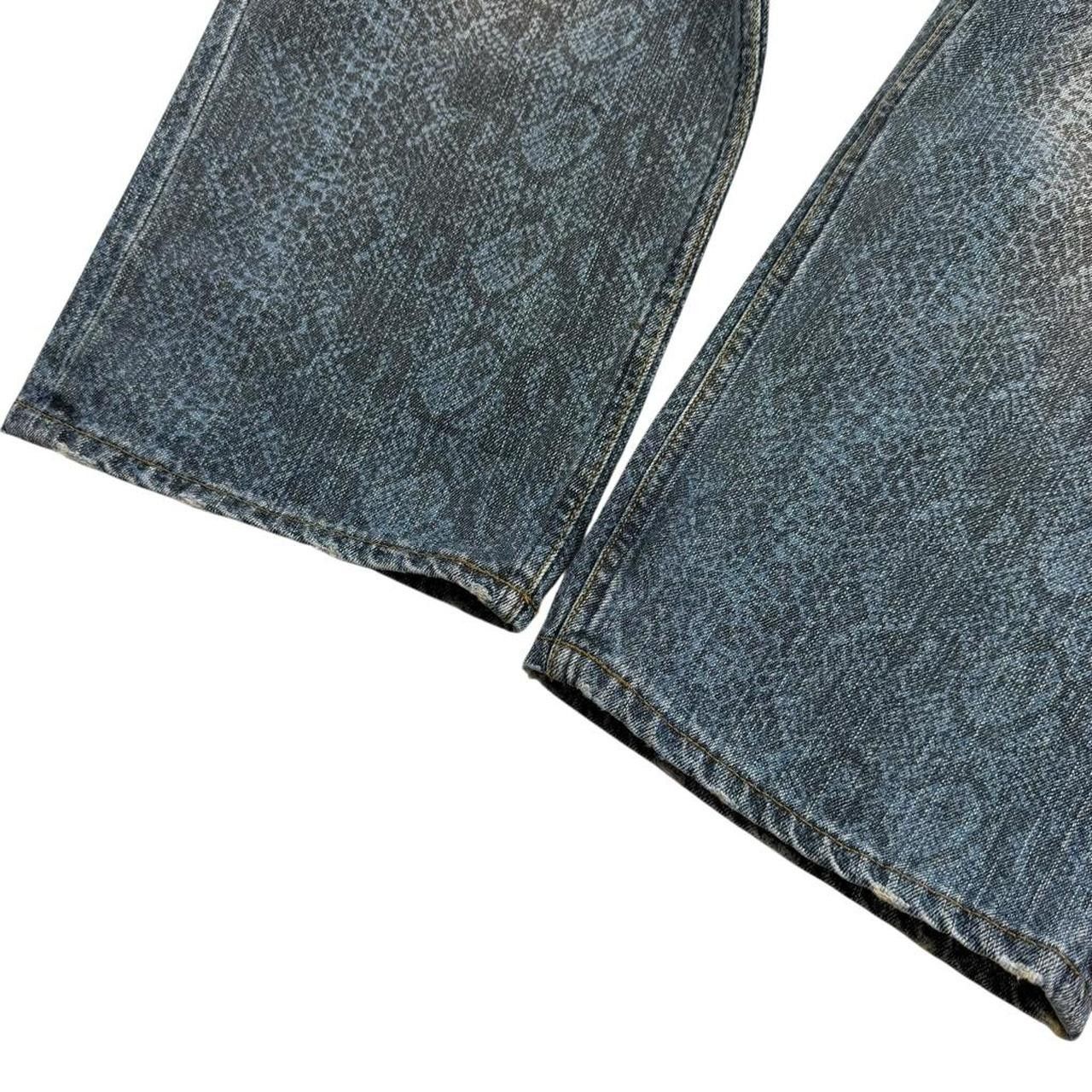 Karakuri Tamashii Karakuri Tamashii Embroidered Koi Japanese Jeans Waist 35 Size US 35 - 7 Thumbnail