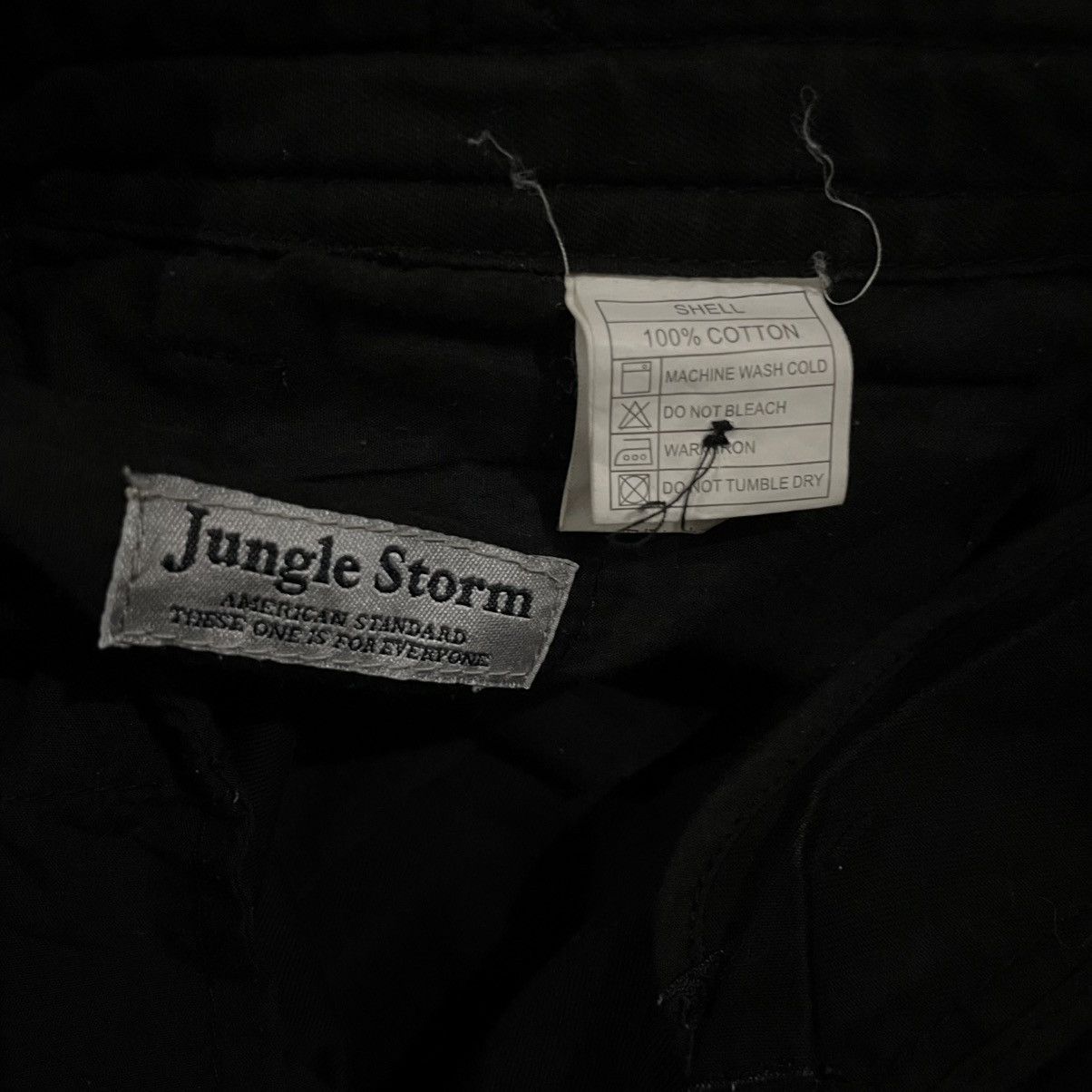 Isamu Katayama Backlash Jungle Storm Black Cargo Pants Size US 31 - 6 Thumbnail